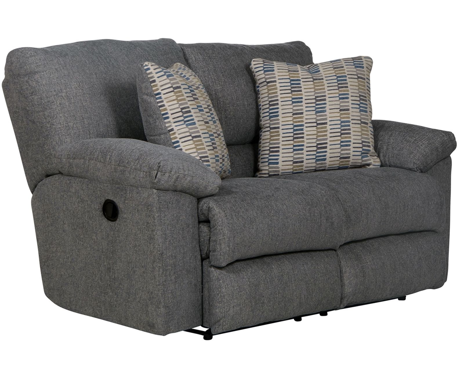 Tyler 85" Double Reclining Sofa in Pewter - Image 12