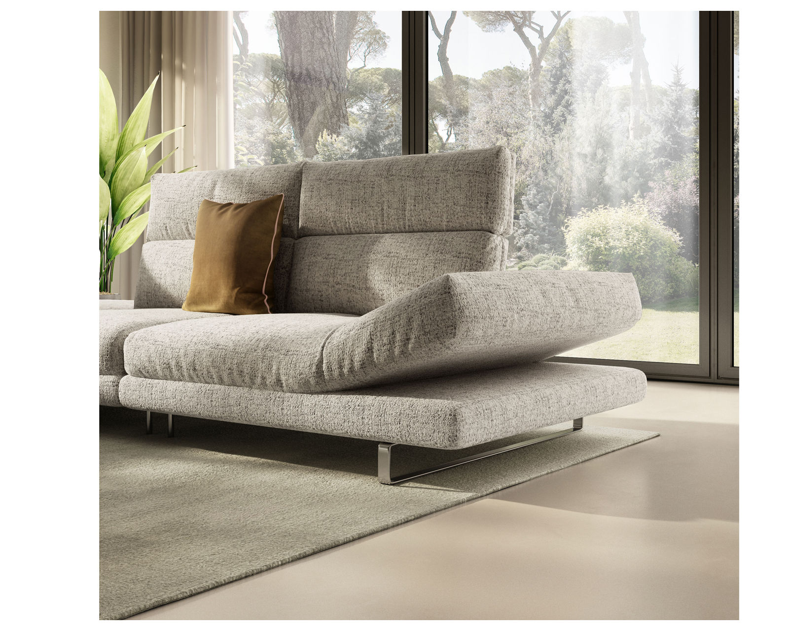 Roma C257 Sectional - adjustable seat depth (+40 fabrics) - Image 24