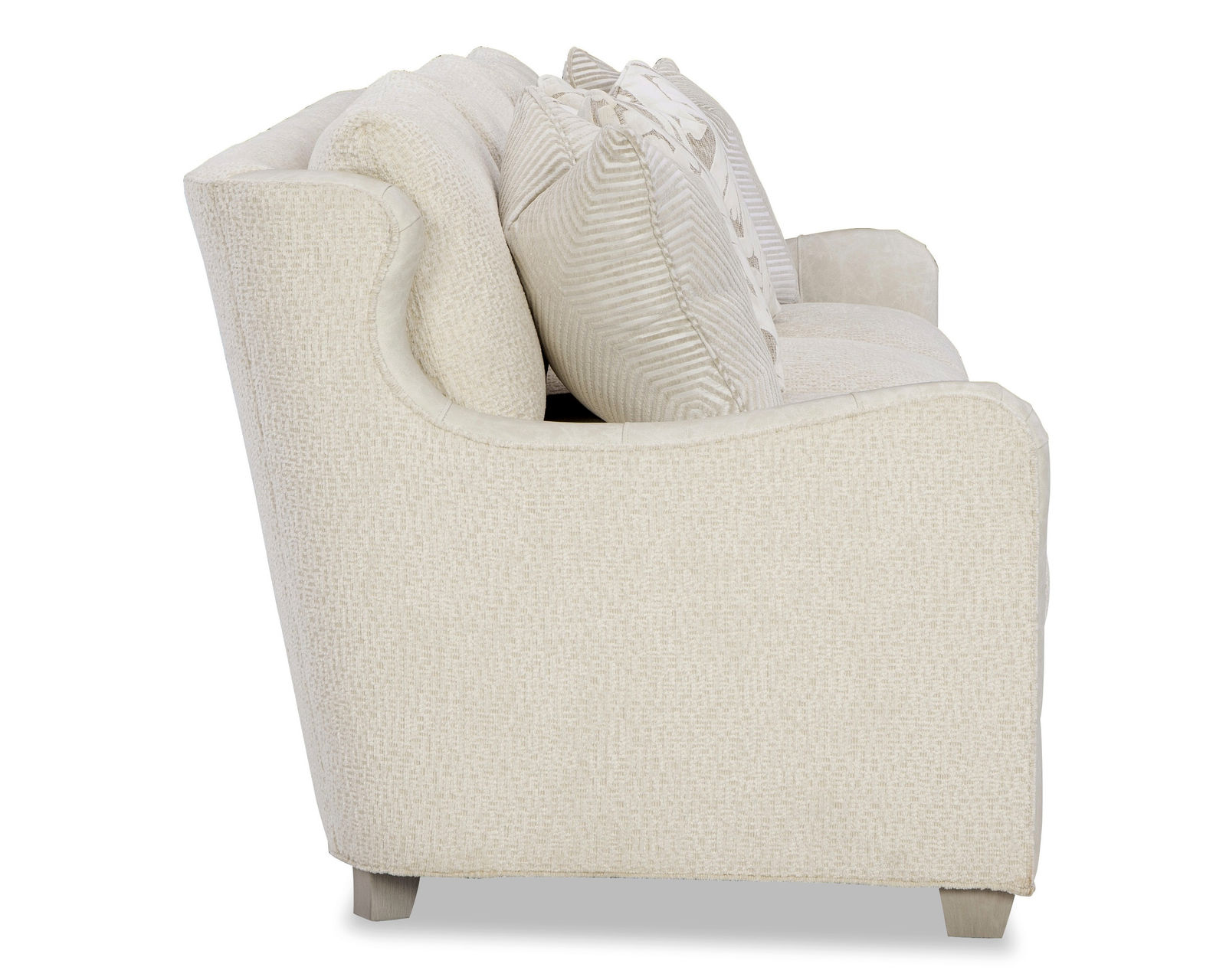 Alabaster LF7329 Leather and Fabric Sofa (92") - Image 5