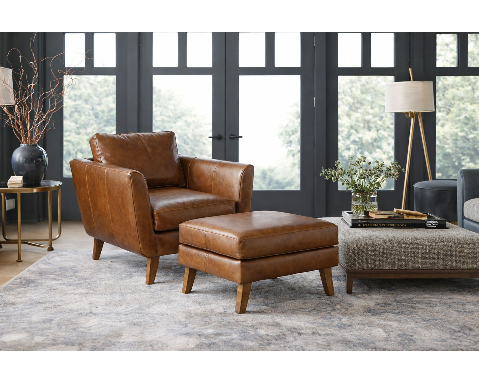 Bradington Young Alora 745 Sofa (12 leathers) 8-Way Hand Tied - Image 23