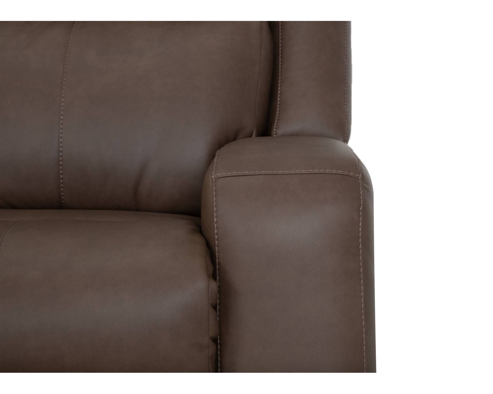 Winston 92" Reclining Sofa with Drop-Down Table & Cupholders Taupe (Sophisticated Style. Serious Comfort. Neori Air Massage Option) - Image 18
