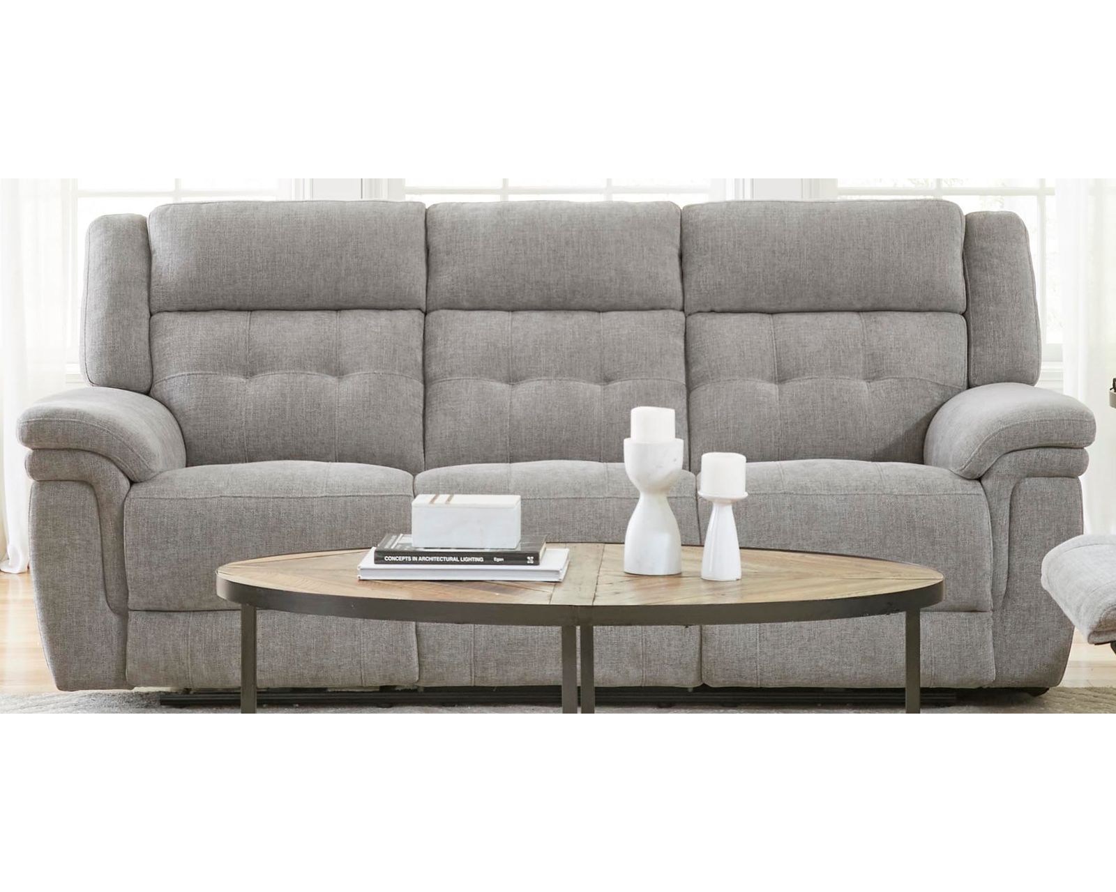 Richland 87" Power Headrest Power Reclining Sofa (In stock - Fast Shipping) - Image 3