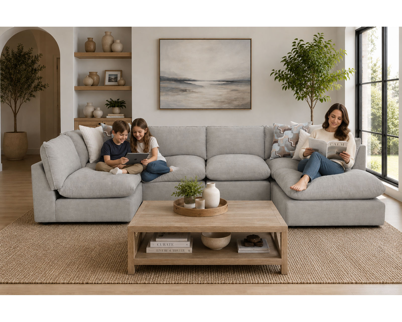 Sage Modular Sectional (Three Pieces. Endless Possibilities) - Image 4