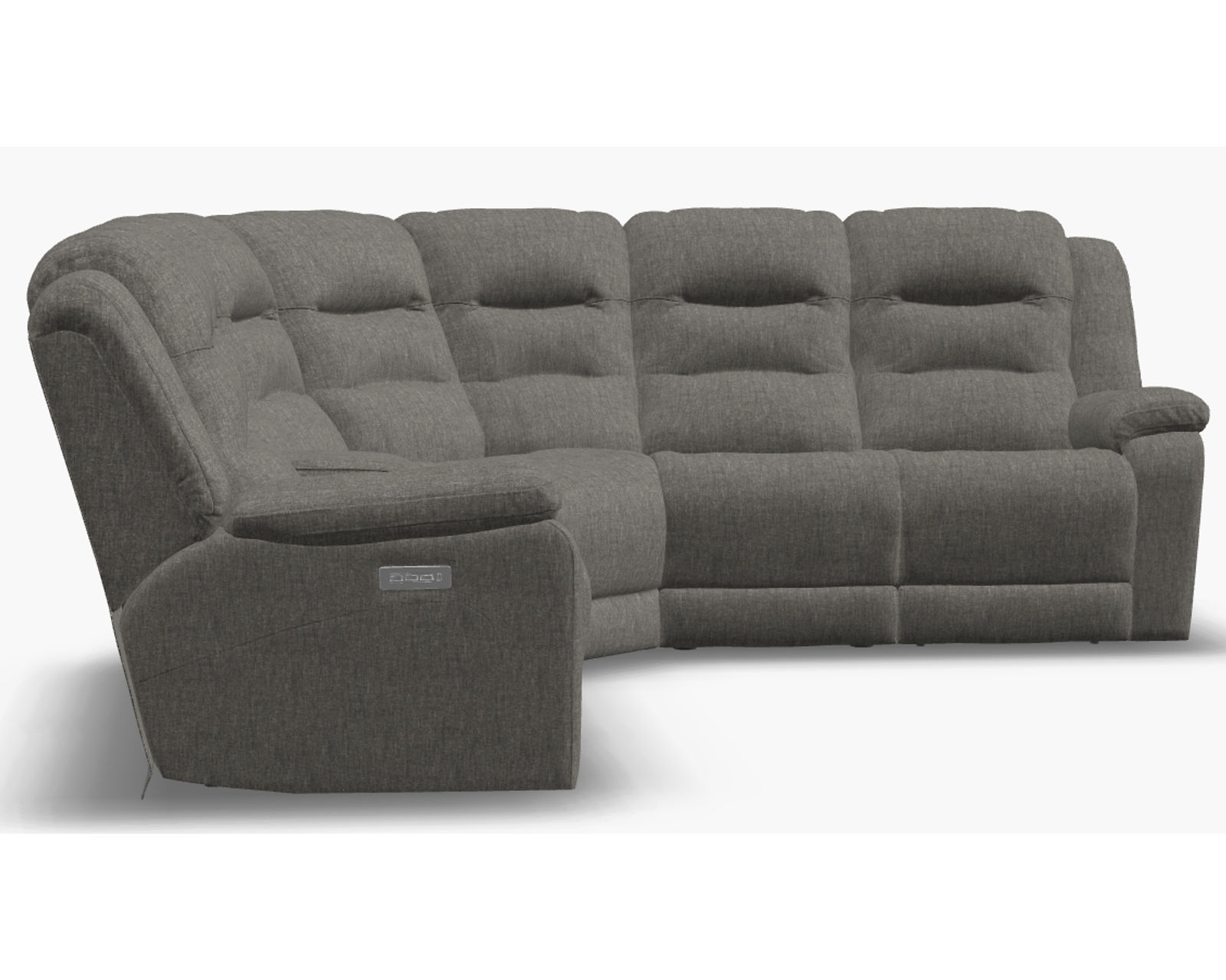 Leighton 41063 Power Headrest - Power Lumbar - Power Reclining Sectional (Made to order fabrics and leathers) - Image 12