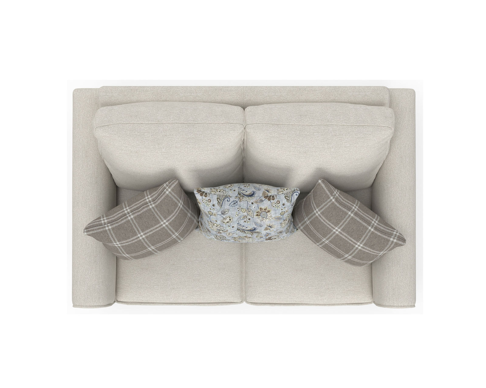 Magnolia 90" Sofa (durable polyester fabric) includes pillows - Image 11