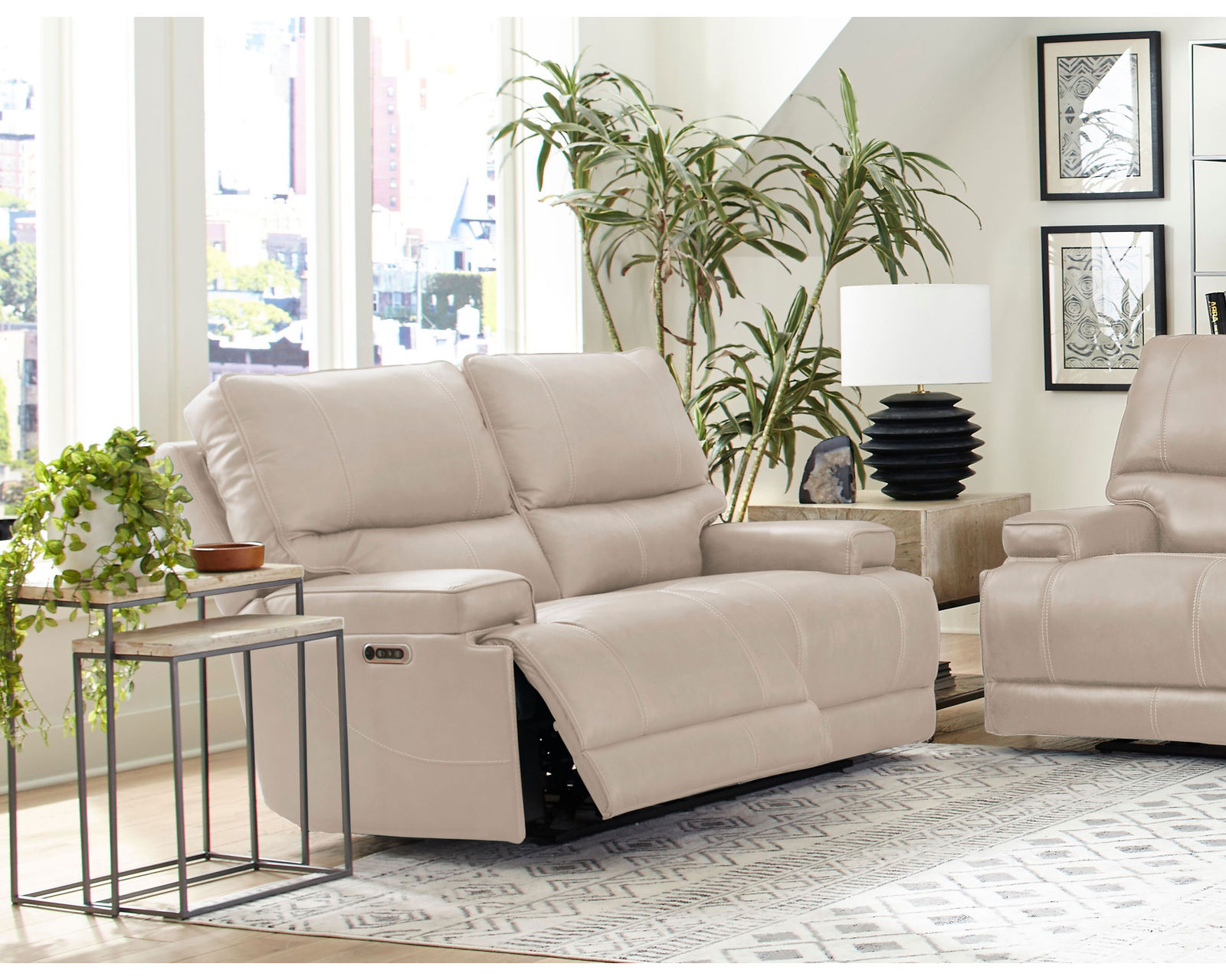 Whitman FreeMotion Cordless Power Reclining Sofa (Battery Operated) Linen - Image 20