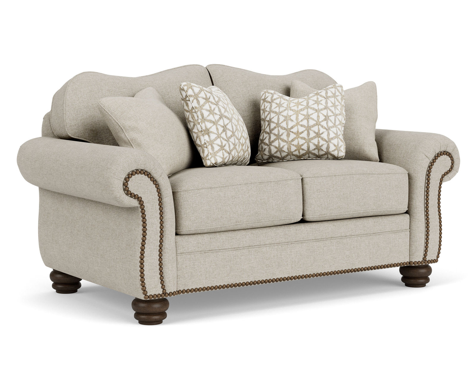 Bexley 8648 Nailhead Loveseat (+100 fabrics) - Image 2