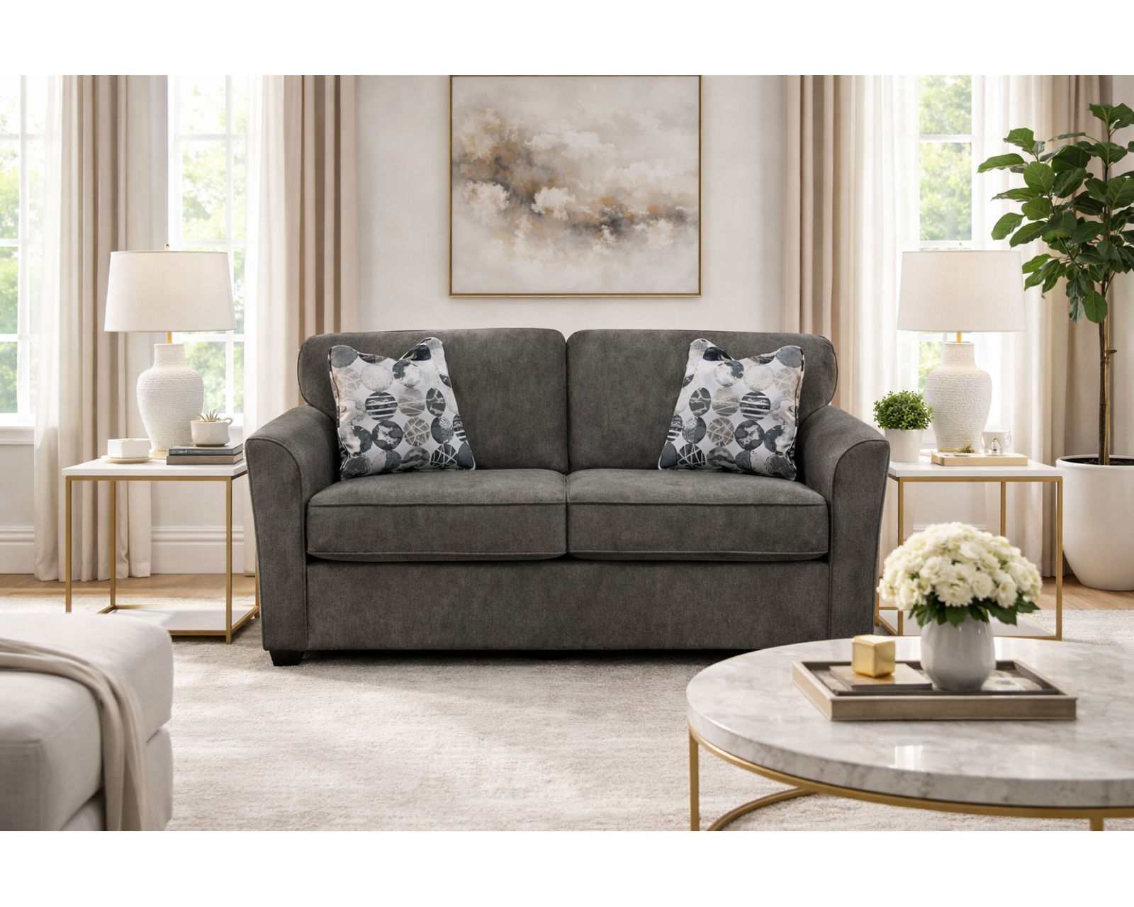 Smyrna Twin-Full or Queen Sleeper (+101 Standard and Performance Fabrics) - Image 5