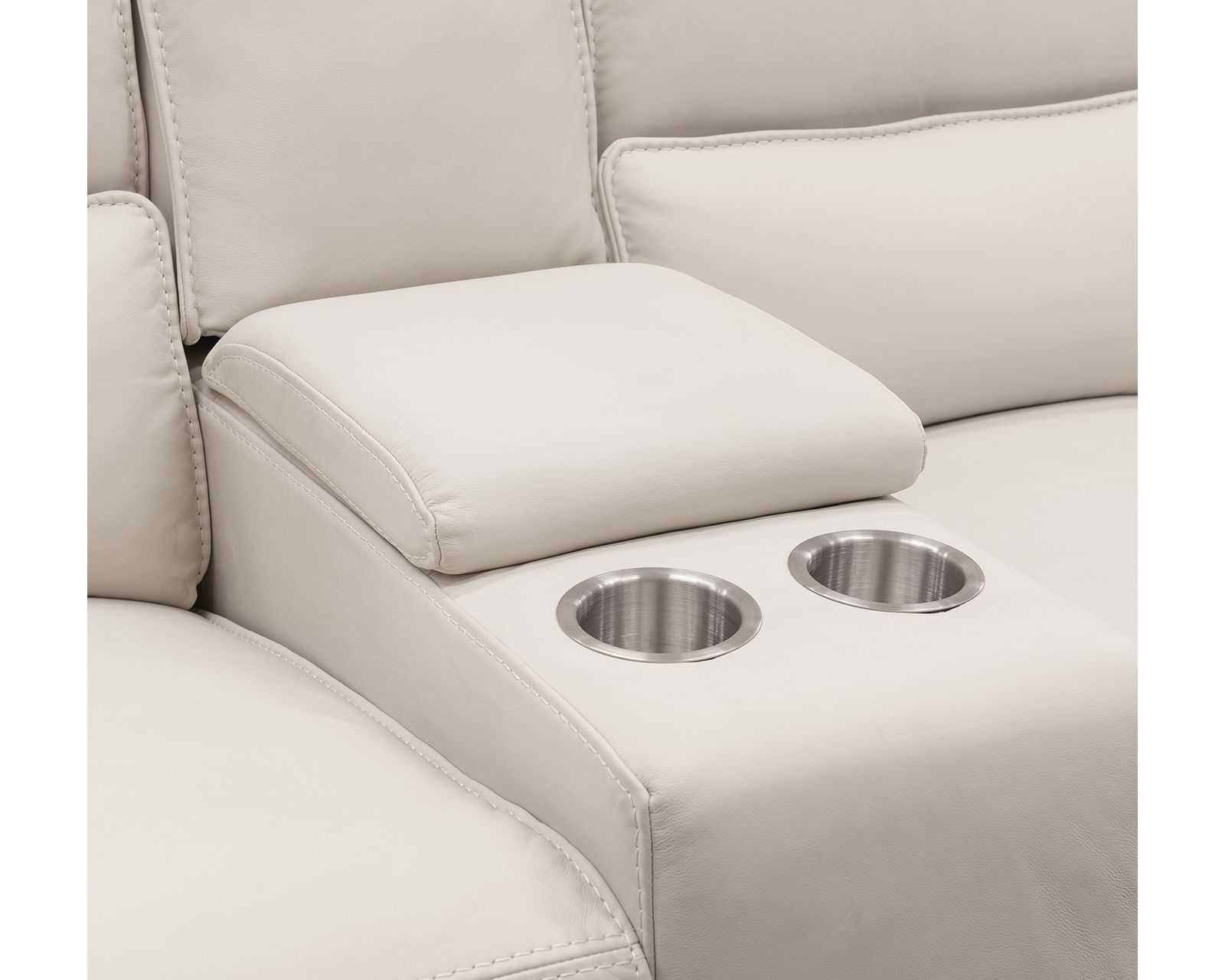 Miles Zero Gravity Power Headrest Power Reclining Console Loveseat (In stock) - Image 6