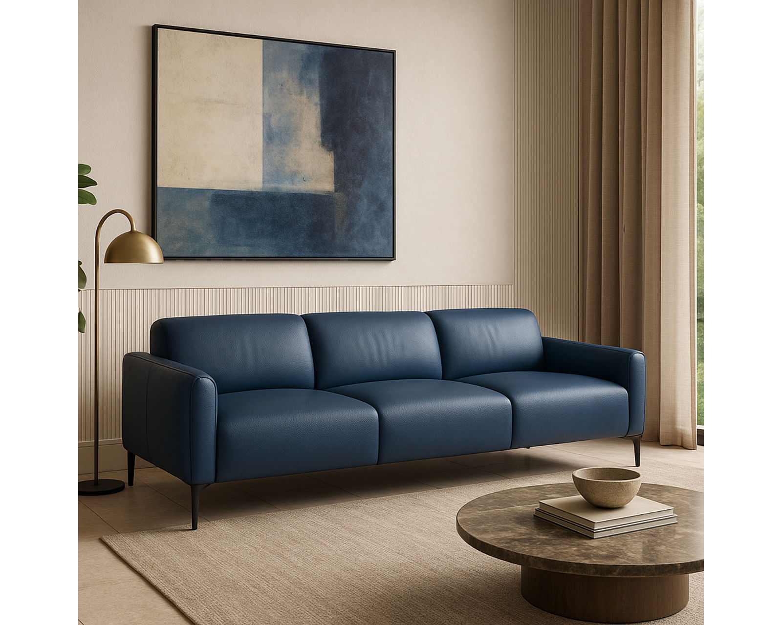 Capri C325 Sofa 84" (+55 leathers) - Image 4