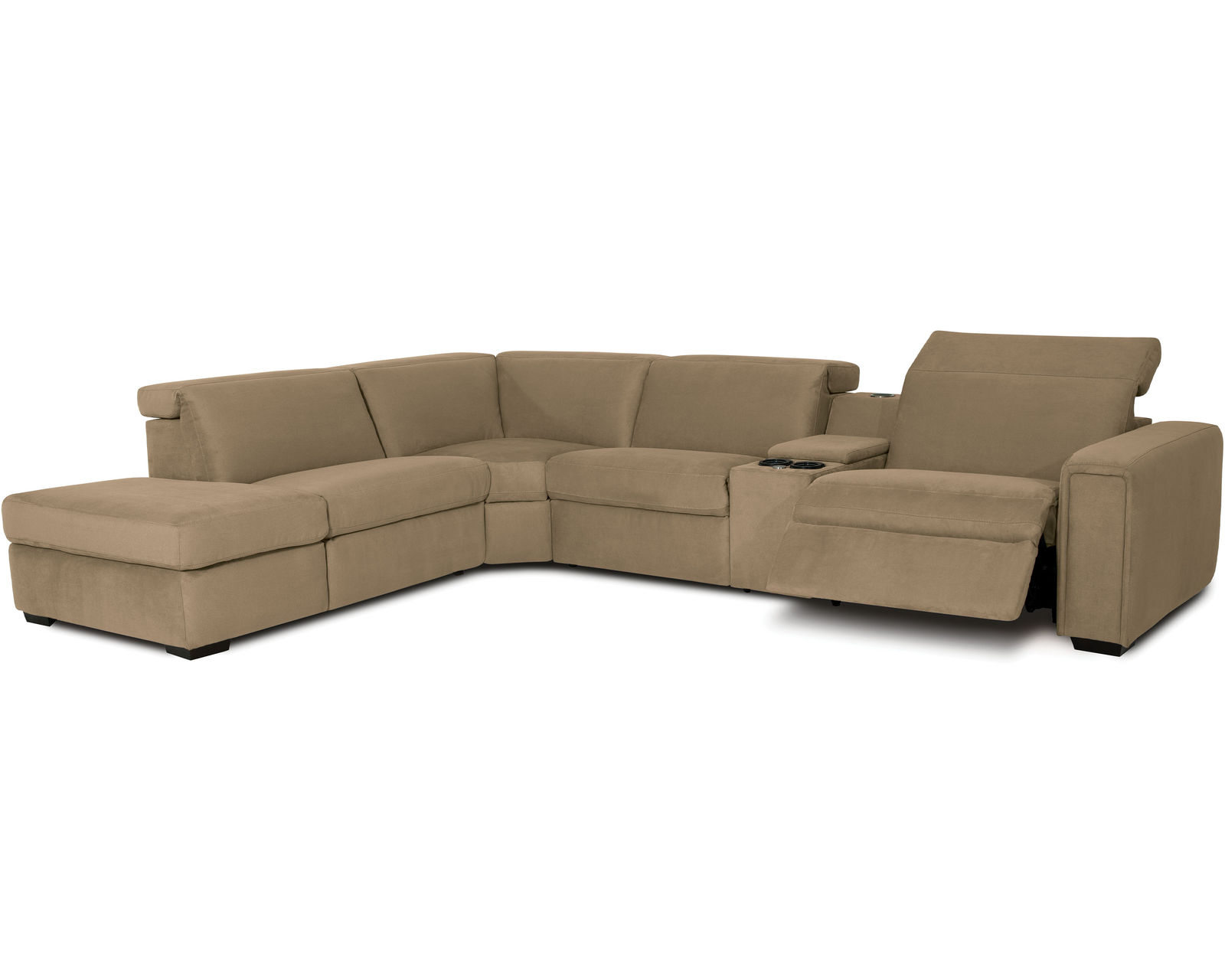 Titan 44004 Power Headrest Power Reclining Sectional (+50 fabrics)
