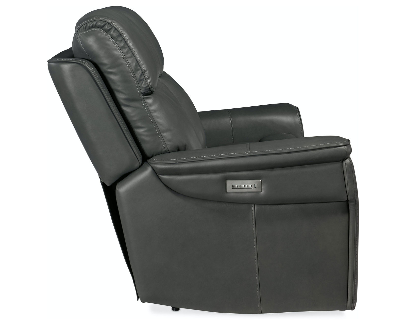 Lyra Zero Gravity Power Loveseat with Power Headrest (Gray) - Image 6