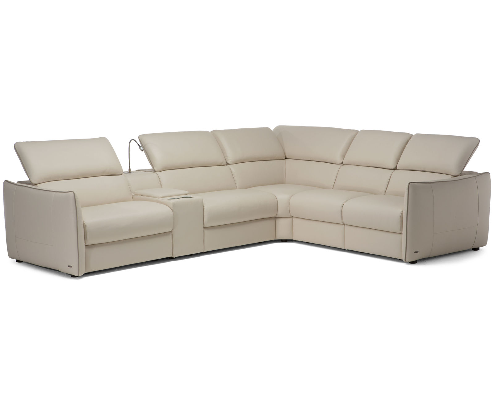 Meraviglia B995 **100% Top Grain Leather** Reclining Sectional