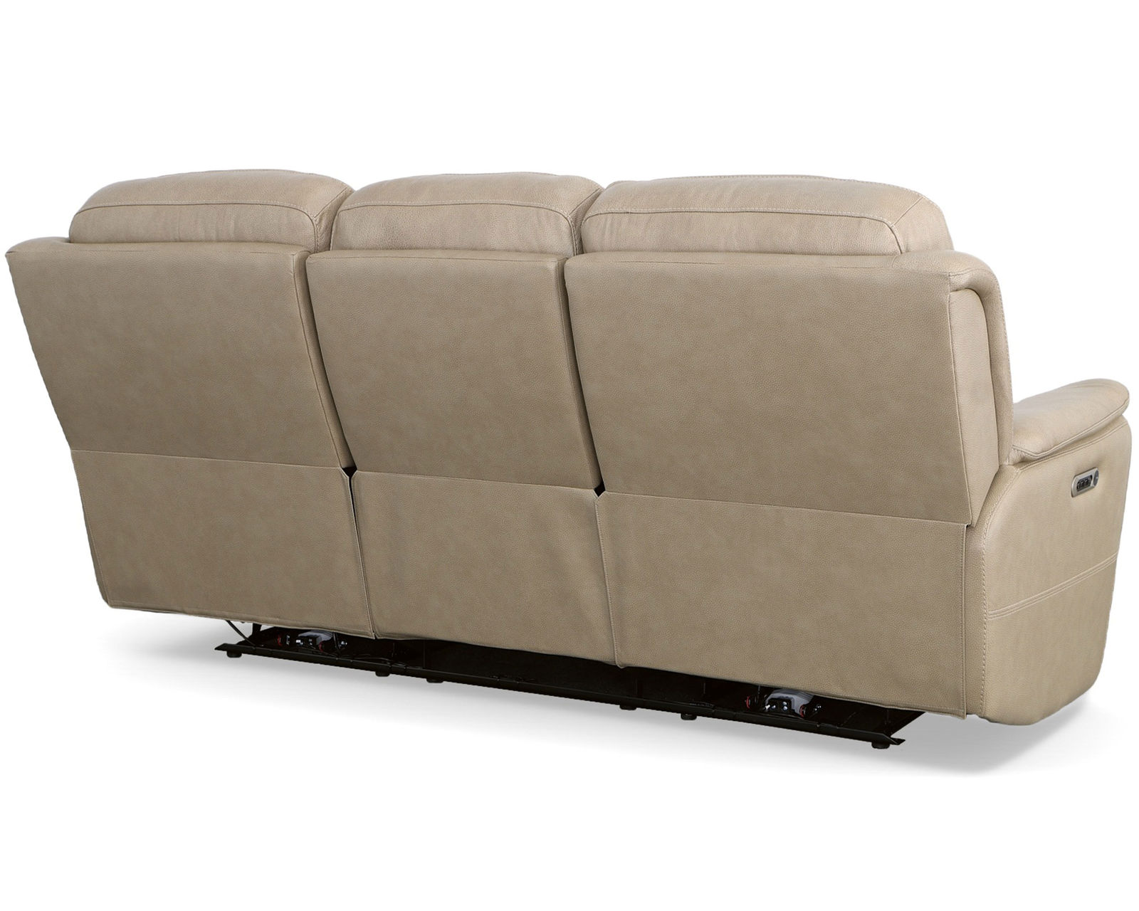Crew Power Reclining Loveseat with Console, Power Headrests & Lumbar (Tan leather) in stock - Image 20