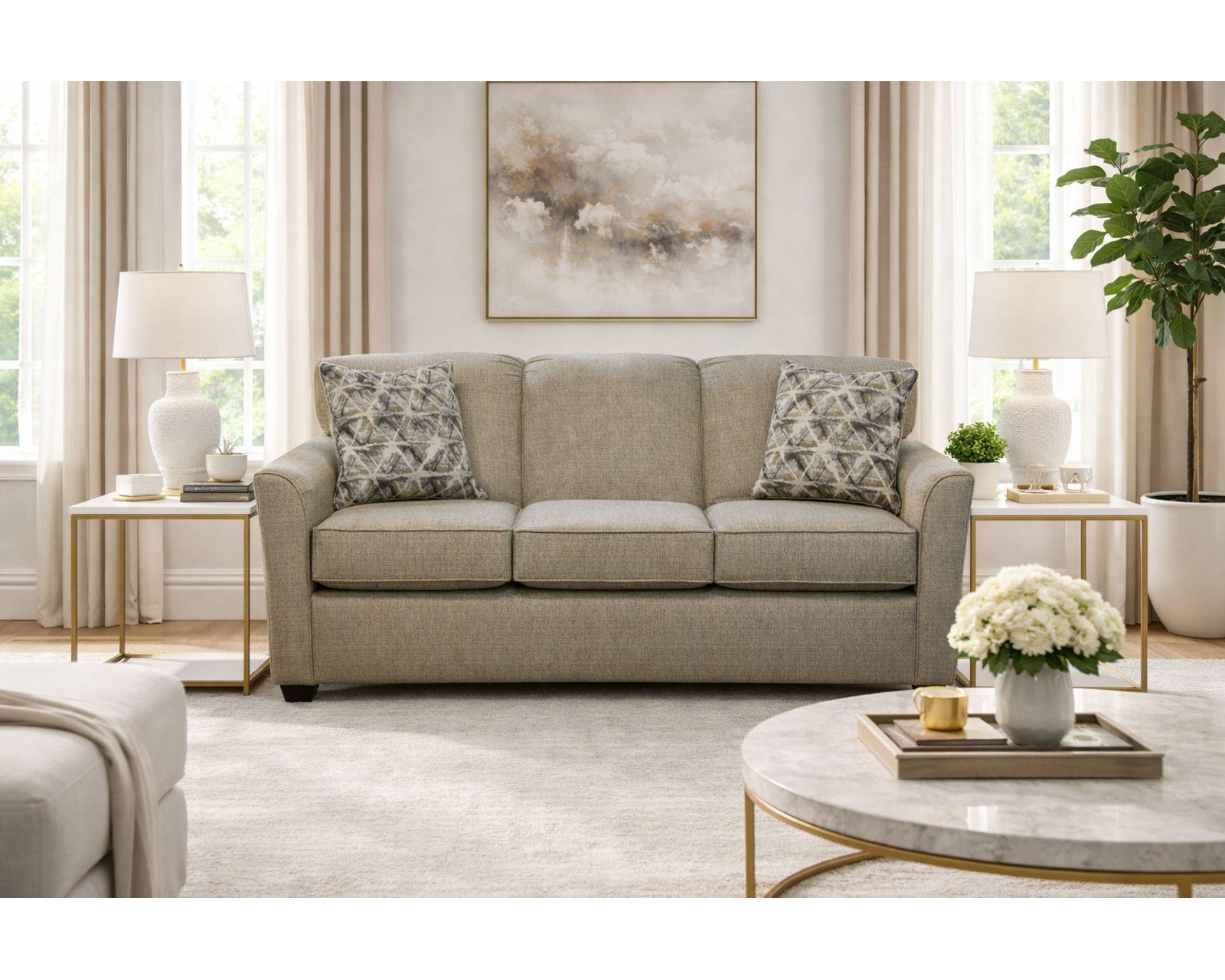 Smyrna Twin-Full or Queen Sleeper (+101 Standard and Performance Fabrics) - Image 3