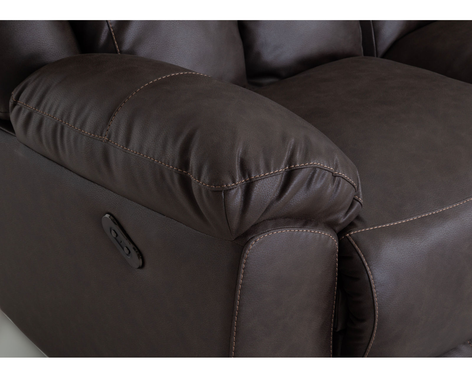 Warner 653 Reclining Sofa Coffee (90") - Image 13