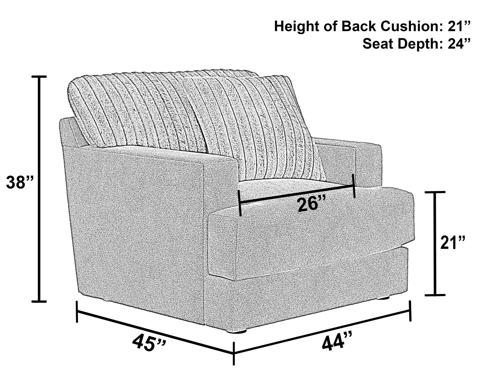 Eagan Stationary 95" Sofa (+3 colors) includes pillows - Image 46