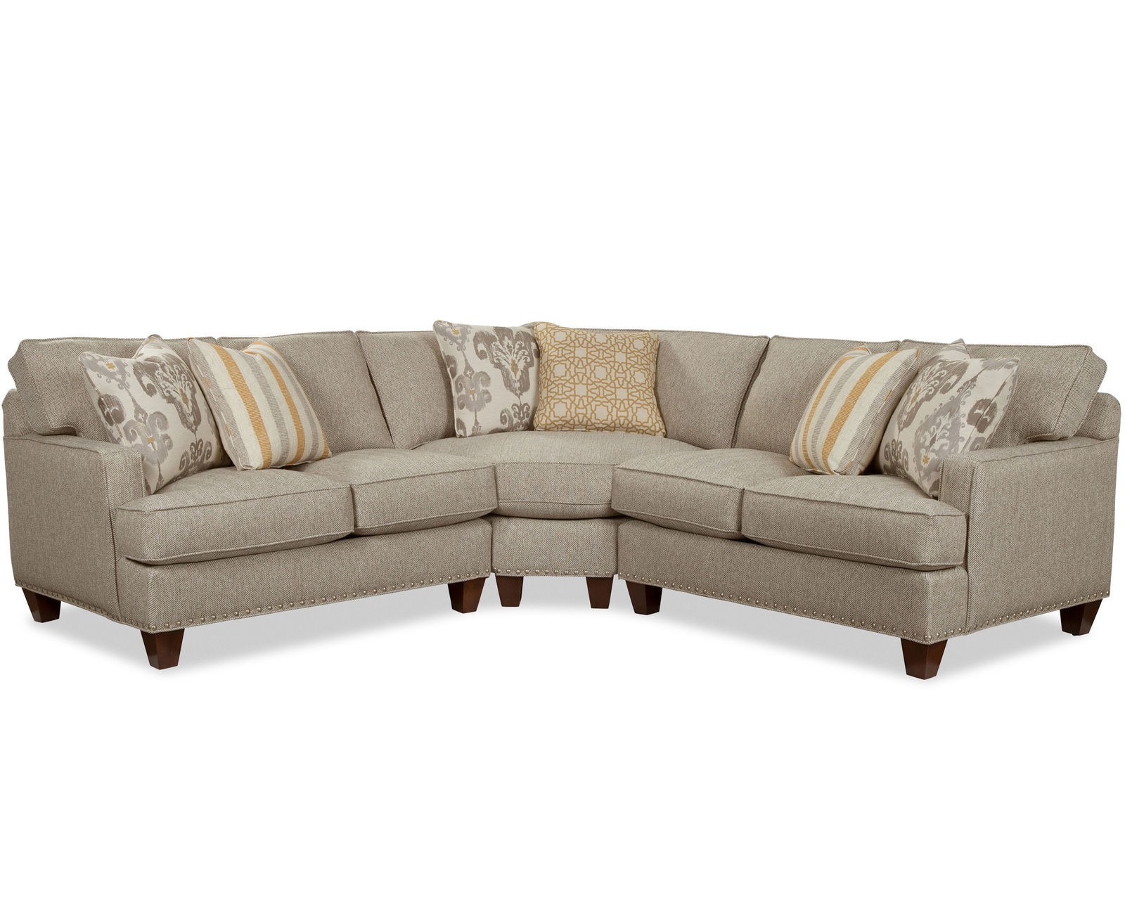 C9 Stationary Sectional (100+ Performance fabrics) Make it Yours - Image 17