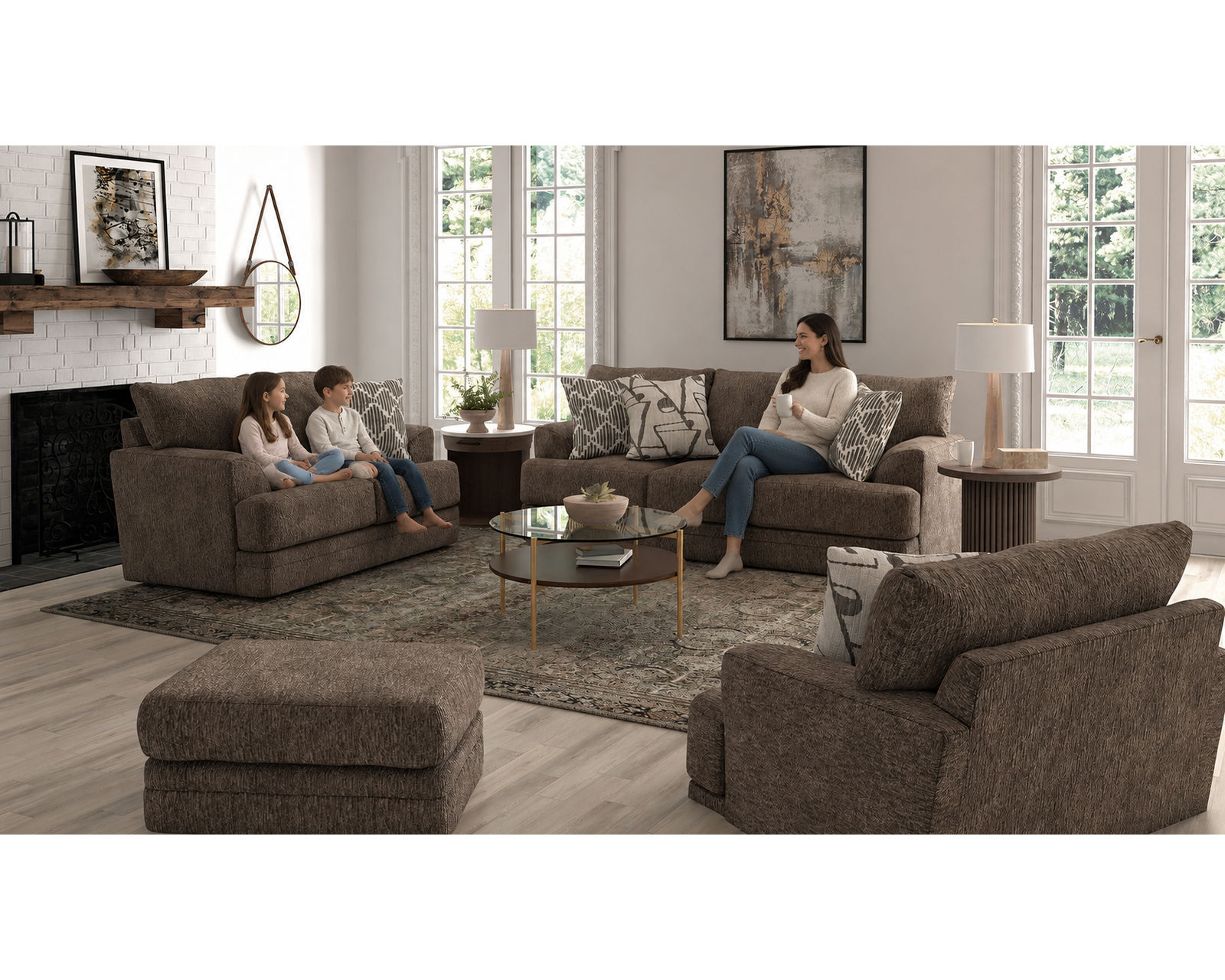 Tyson 93" Sofa (2 colors) includes pillows - Image 8
