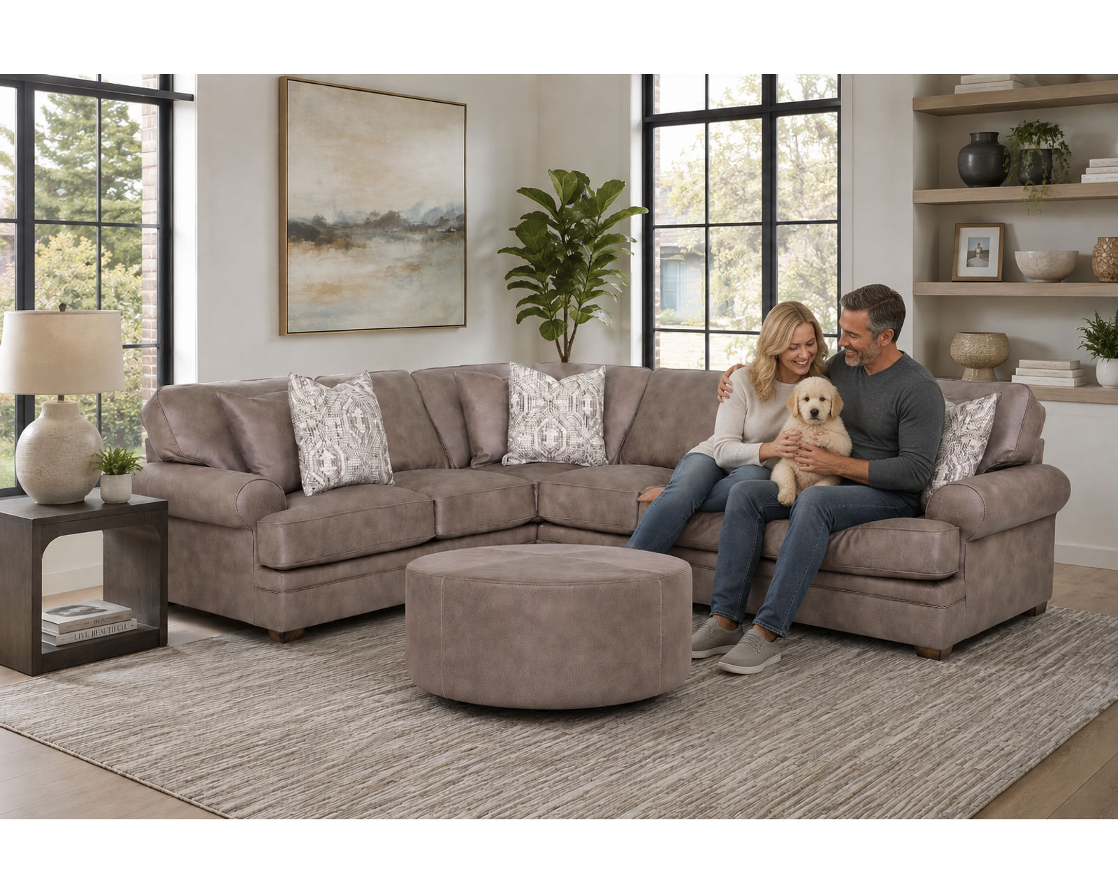 Brighton Two Piece Sectional (Includes Pillows) - Image 3