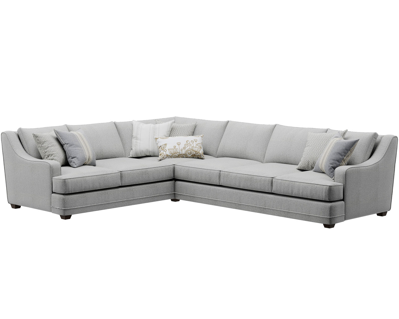 Limelight Two Piece Sectional (Includes Pillows) 97" x 124"