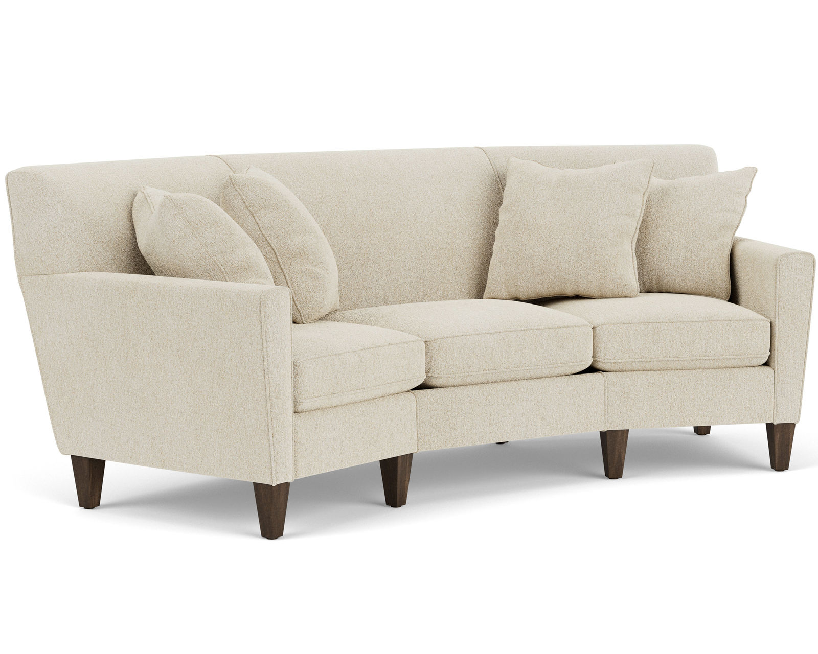 Digby 96" Conversation Curved Sofa (Fabric choices) - Image 4
