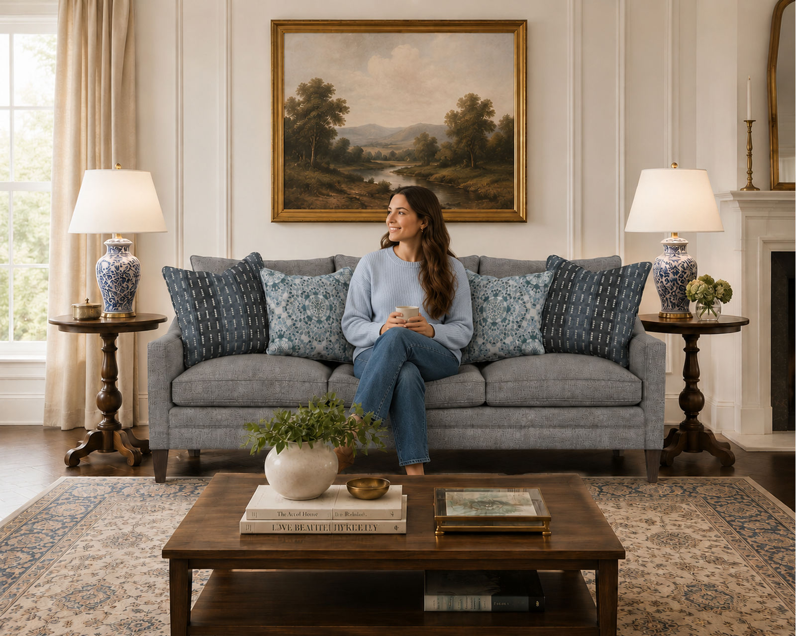 Eleanora 85" or 98" Sofa (+90 fabrics) 7571 - Image 6