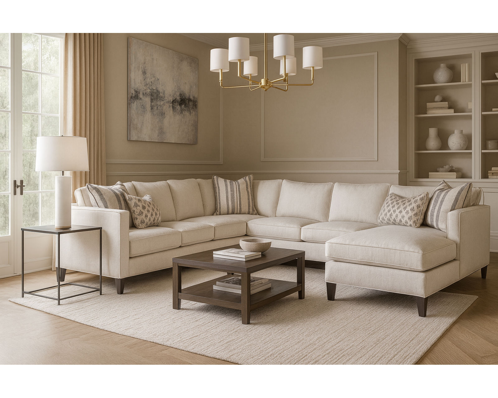 Lenox 723 Stationary Sectional (Custom fabrics) - Image 2