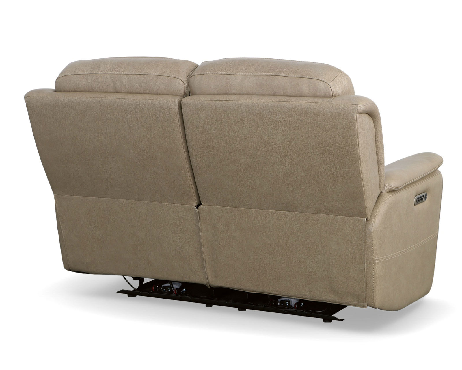 Crew Power Reclining Loveseat with Console, Power Headrests & Lumbar (Tan leather) in stock - Image 39