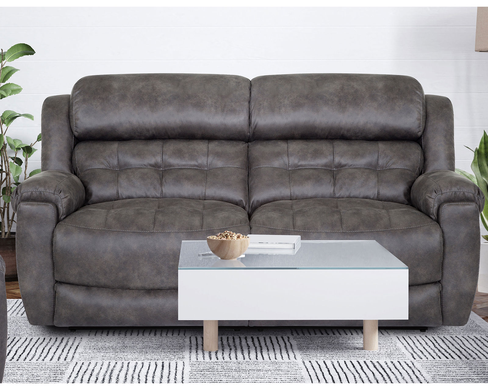 Corwin Dual Reclining Fabric Sofa (Color choices) - Image 4