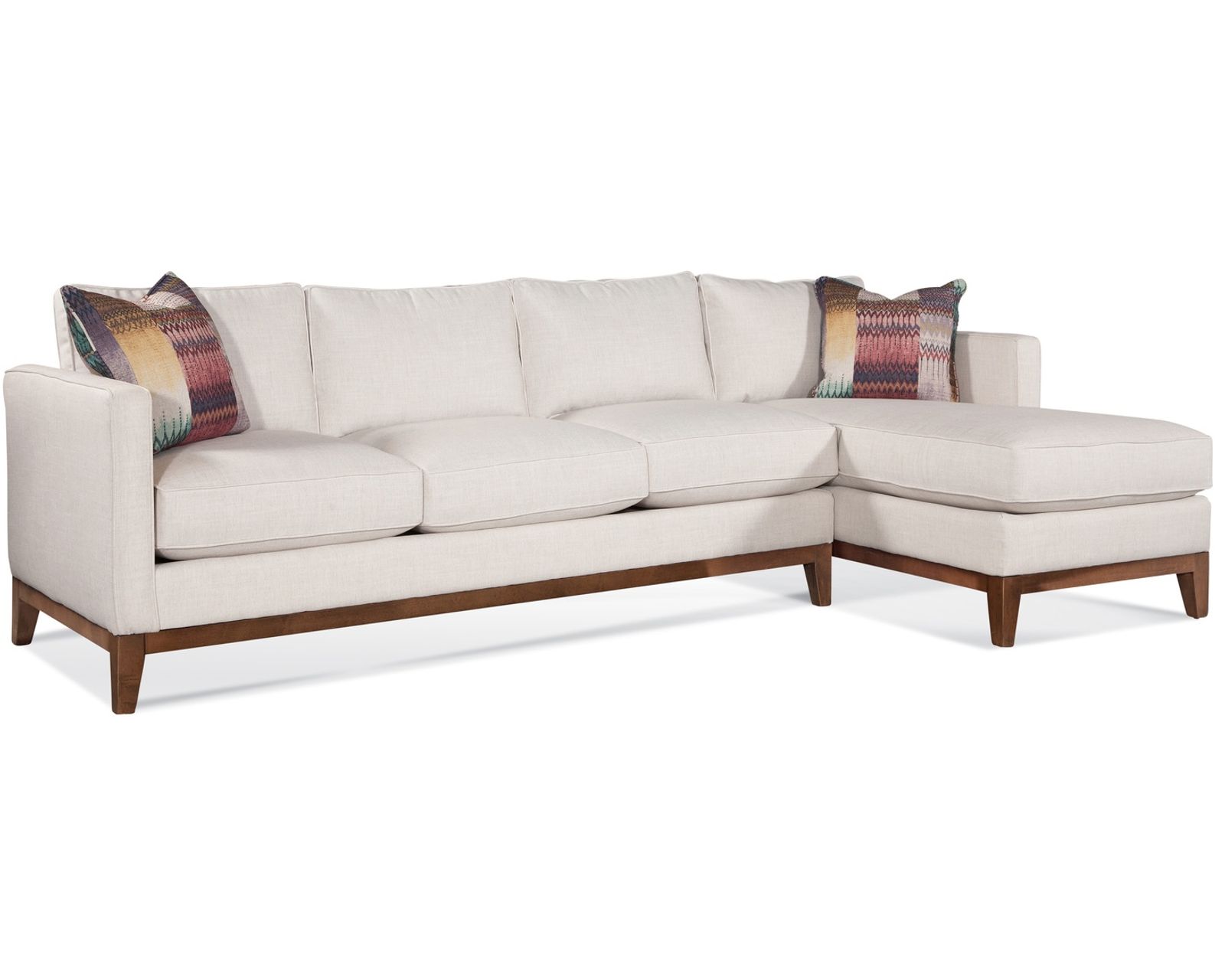 Nolan Two Piece Chaise Sectional (+69 fabrics)