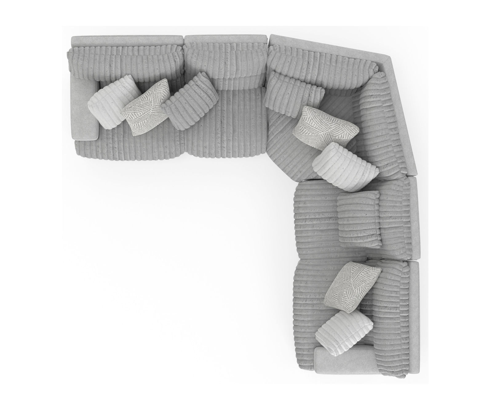 Abraxas Two Tone Modular Reclining Sectional (includes pillows) - Image 13