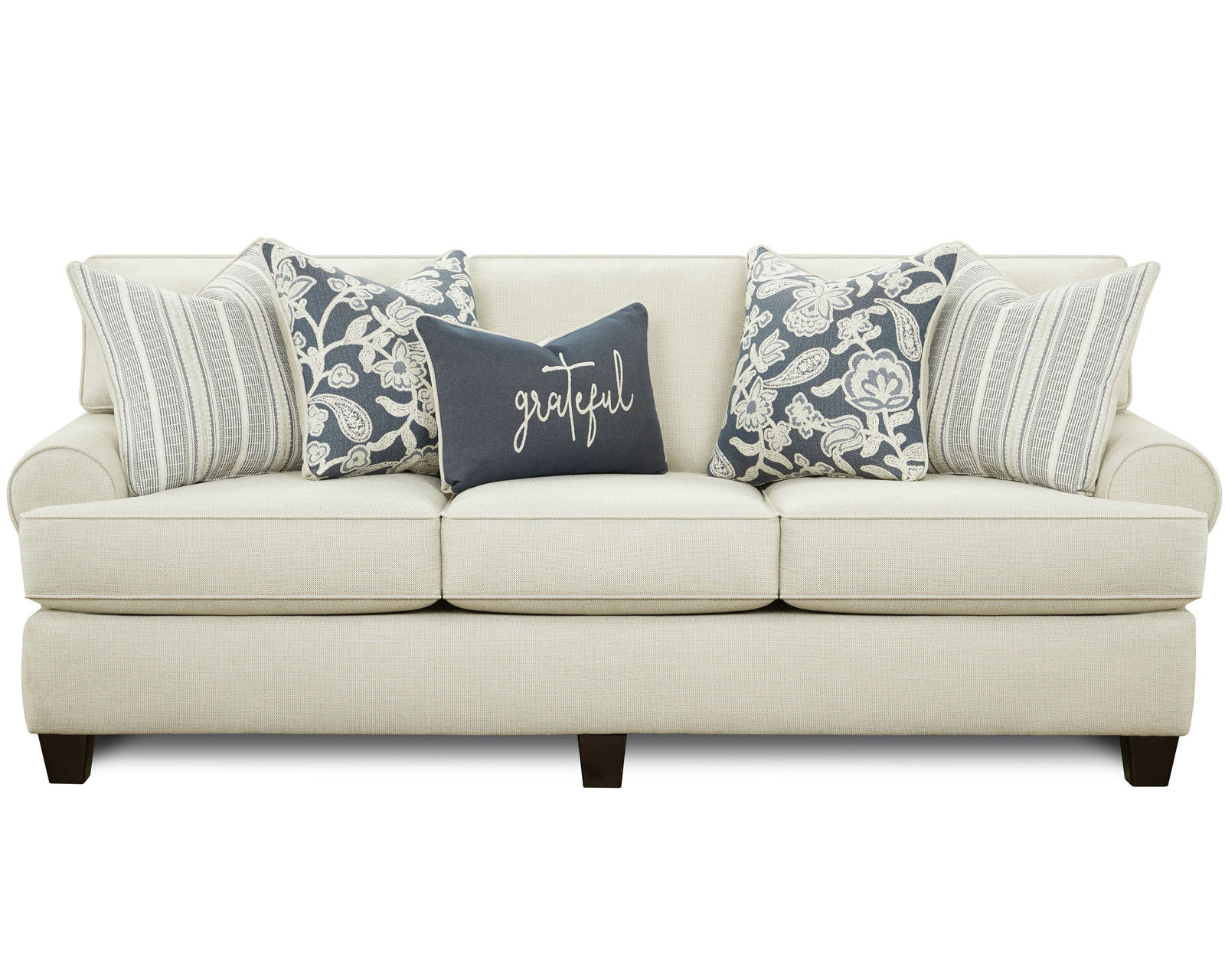 Awesome Oatmeal 88" Sofa