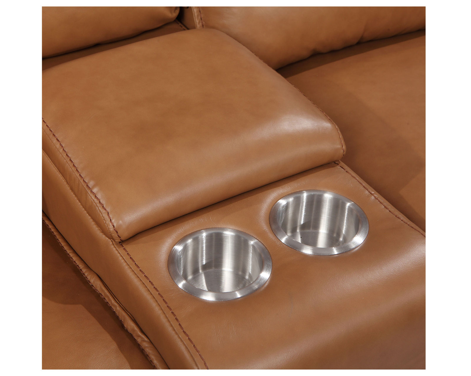 Portland Leather Power Headrest Power Reclining Sofa - Image 6