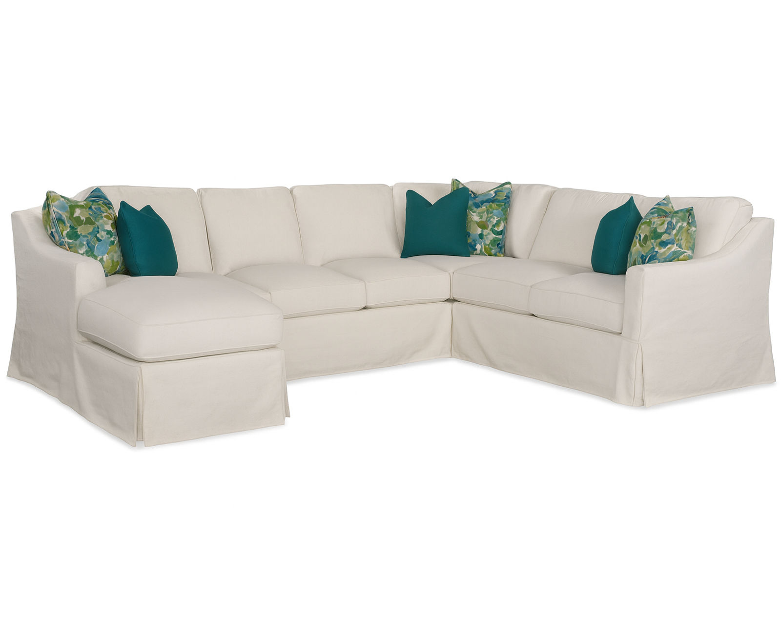 Oliver Slipcover Sectional (+69 fabrics)