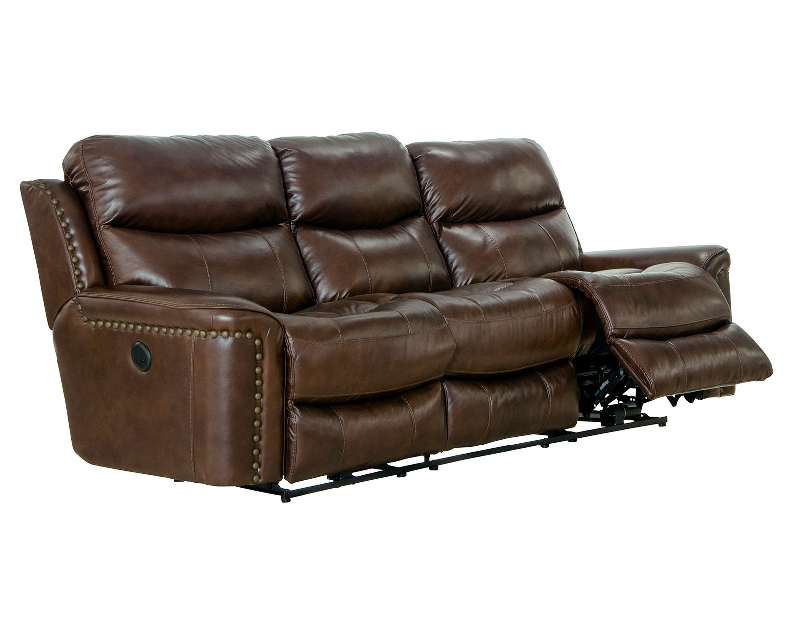 Ceretti Leather Power Reclining Sofa (87") - Image 3