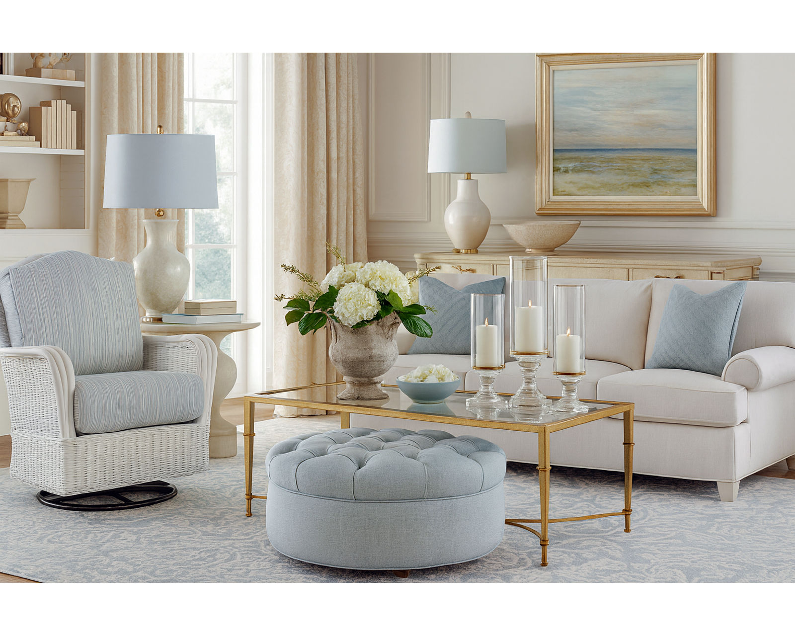 Bodega Bay 84" Rattan Sofa (+28 finishes +69 fabrics) - Image 11