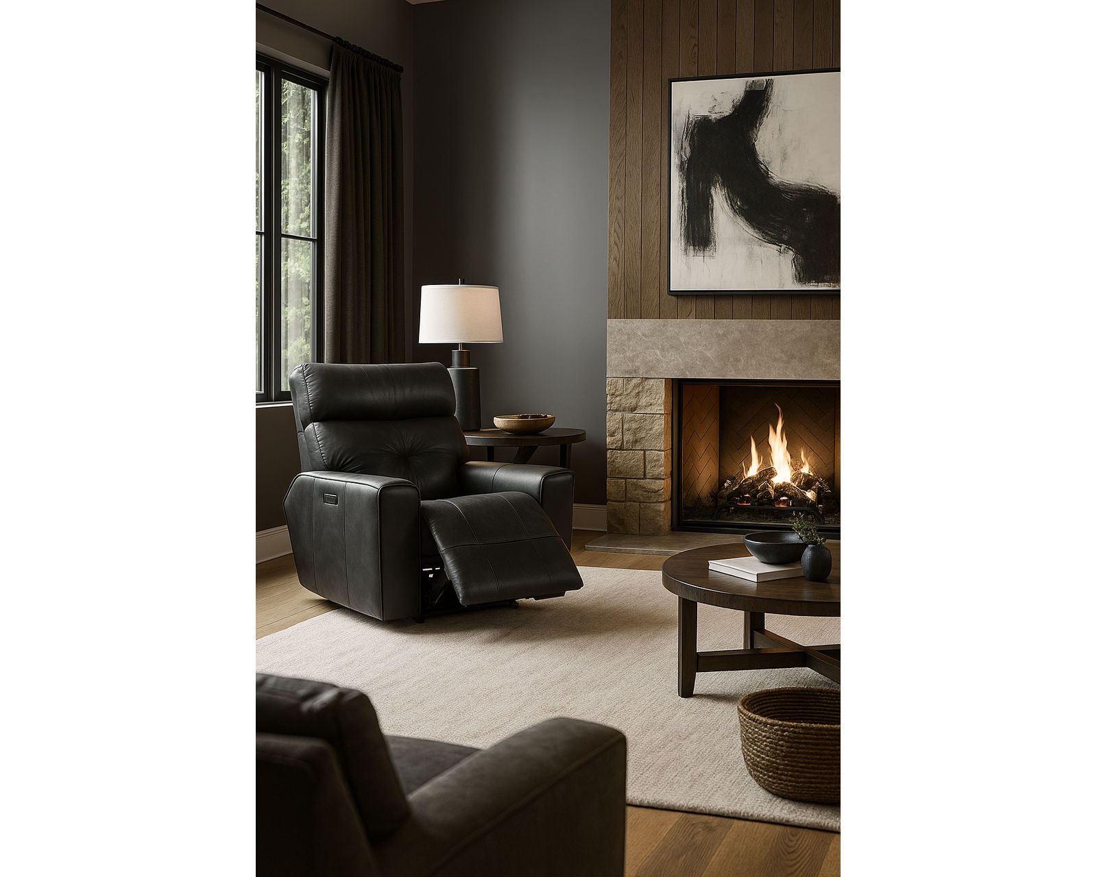 Acacia 41080 Power Headrest Power Reclining Sofa (86") +100 leathers - Image 17