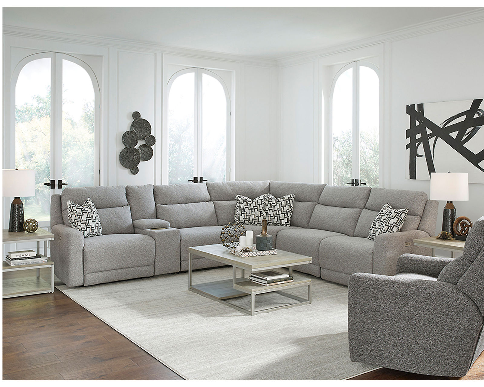 Social Club Zero Gravity Modular Reclining Sectional (Colors Available) - Image 5