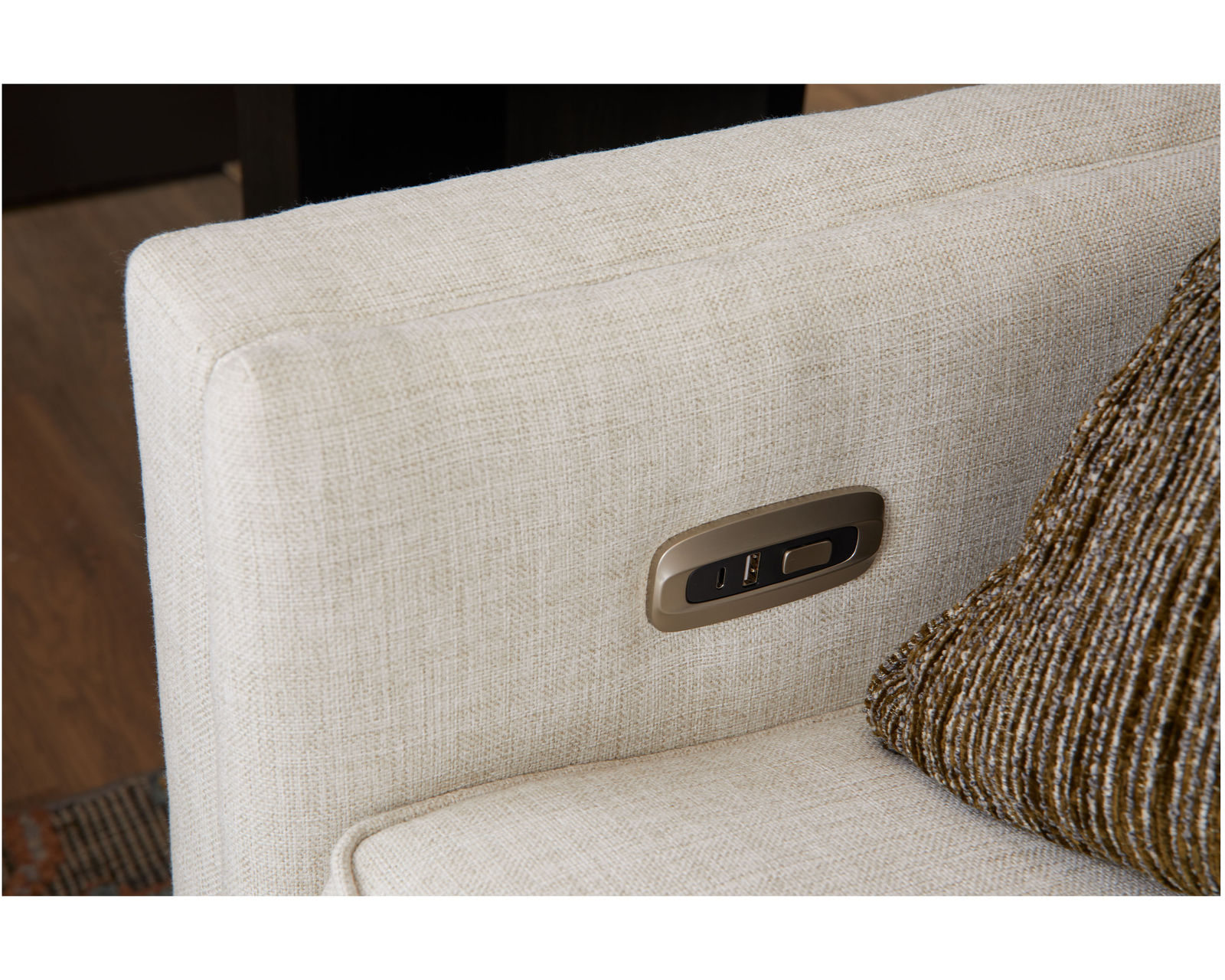 Finley 5010 Fabric Inclining Power Sofa 87" (+50 colors) - Image 4