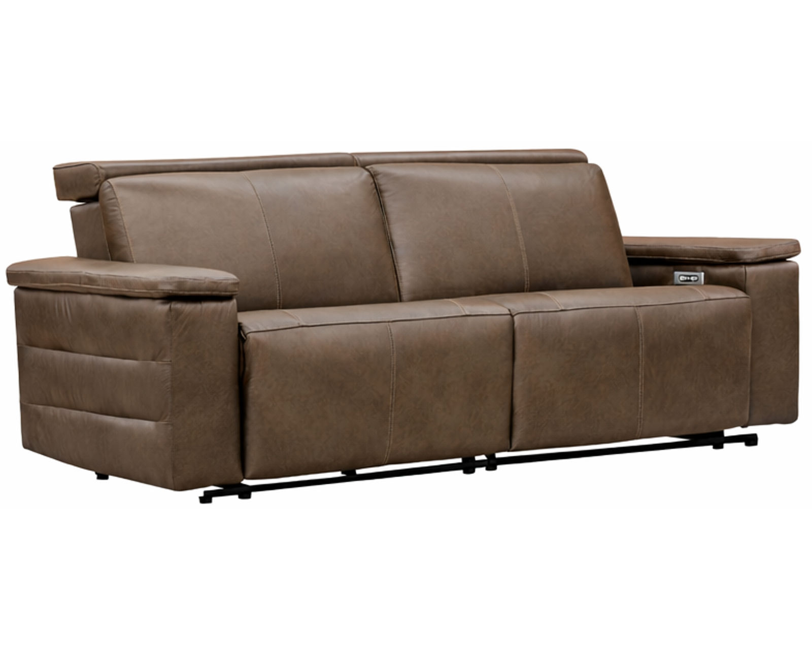Nala Dual Power Reclining Sofa — Available in Standard & Wide Cushions, 140+ Leather Options, and 85", 88", or 117" Widths