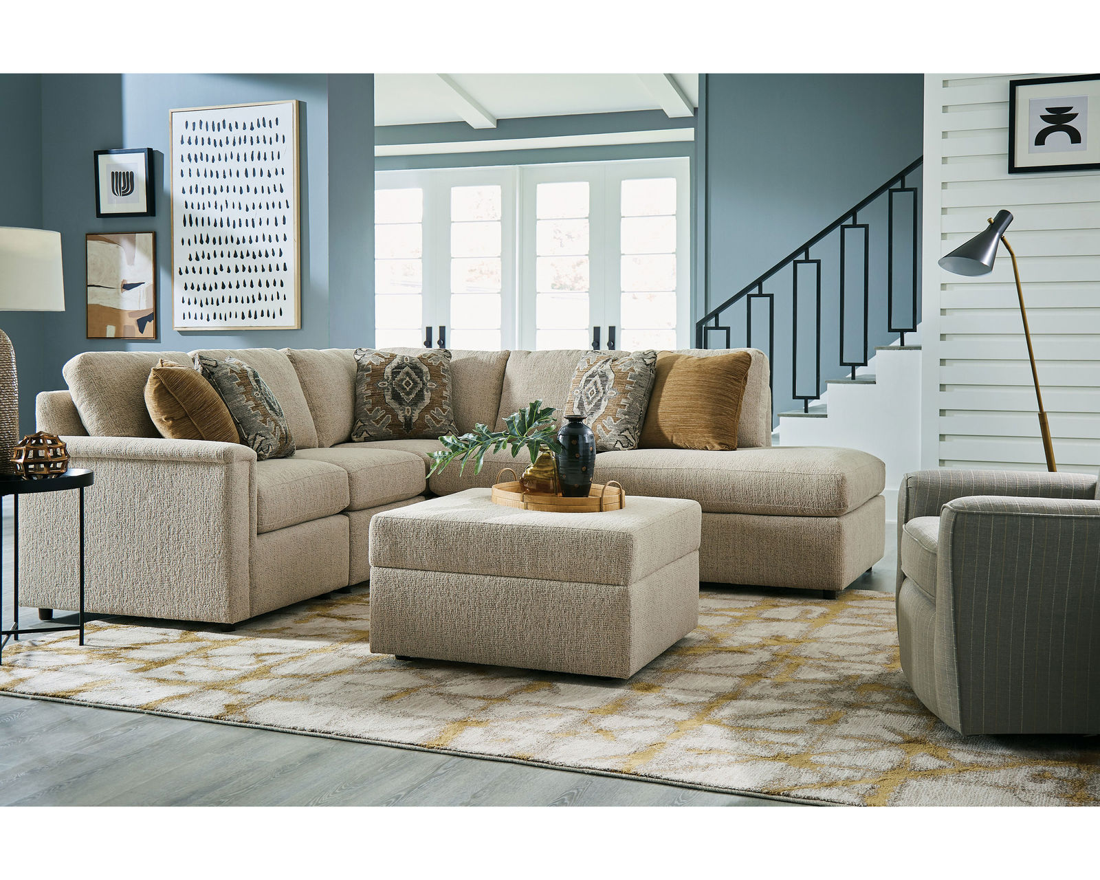 Alameda 7390 Stationary Sectional (+100 performance fabrics) - Image 7