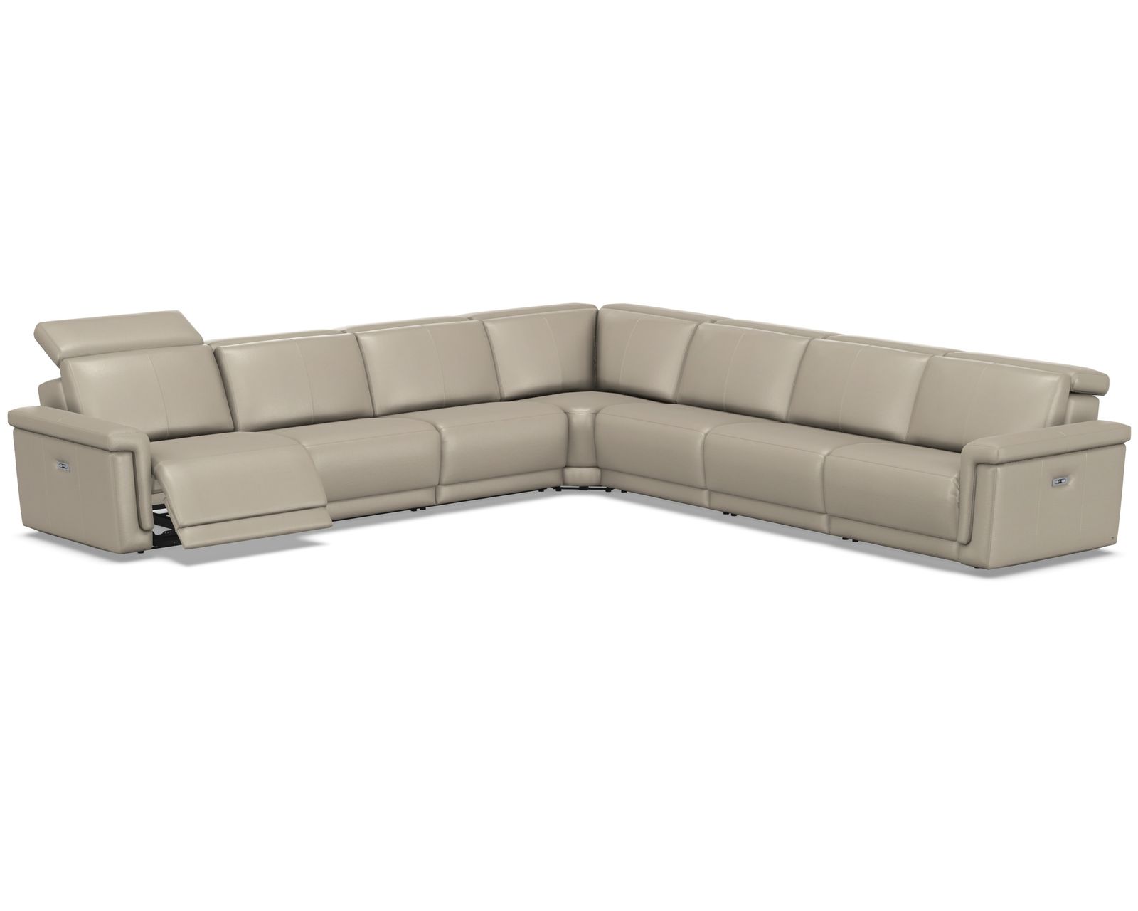 Nevin 3005 Power Headrest Power Reclining Sectional (standard and wide width) +140 leathers - Image 24