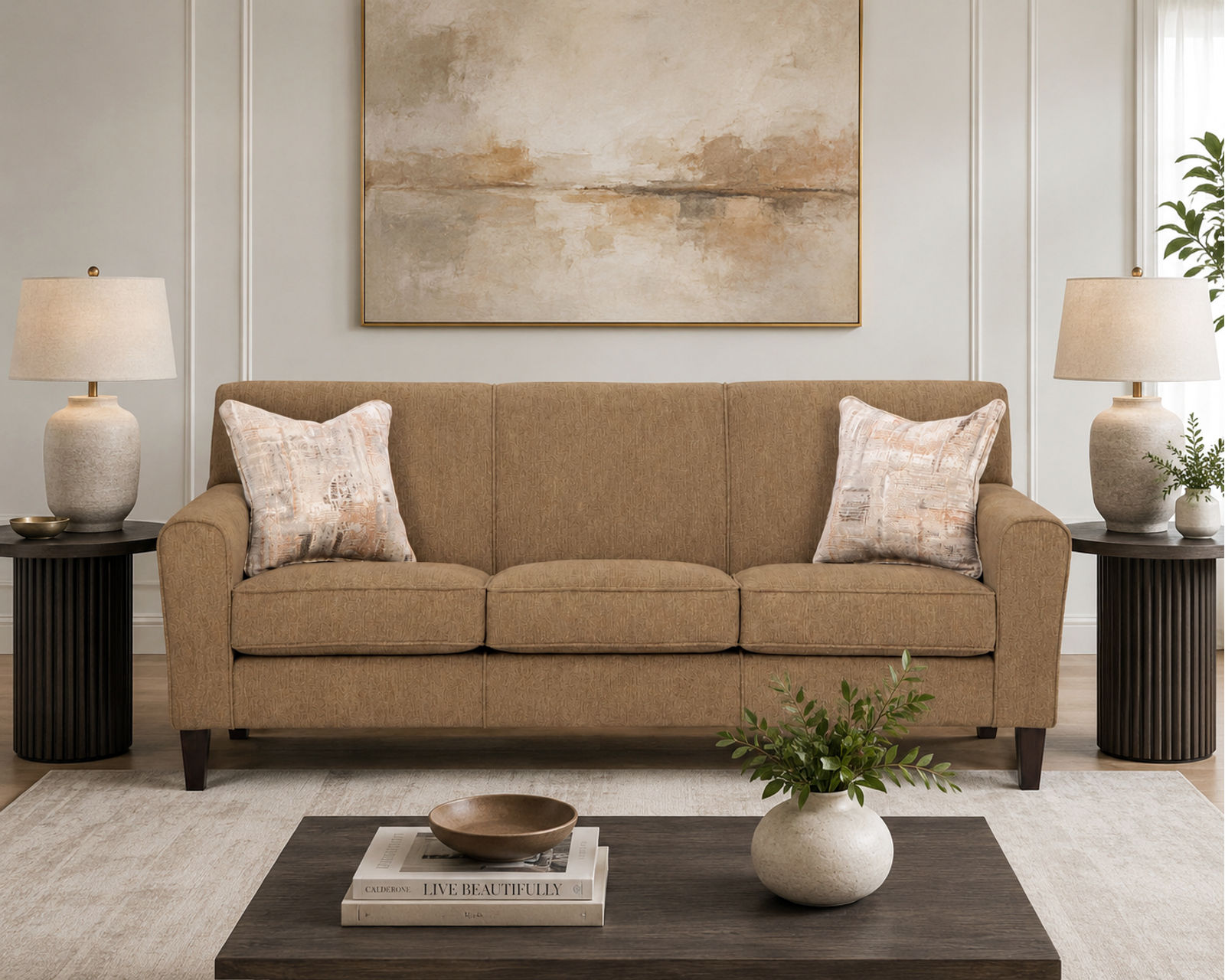 Maisie 83" Sofa (+100 fabrics) 3 wood finishes - Image 15