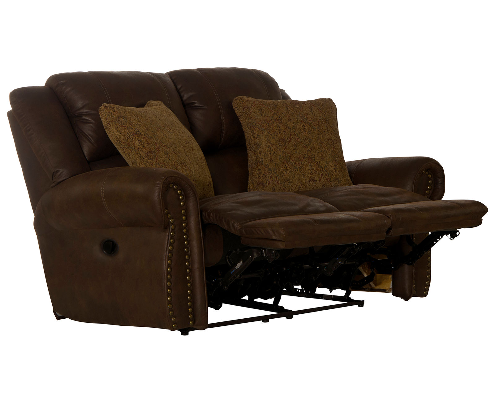 Pickett 90" Double Reclining Sofa w/ Pillows - Image 14