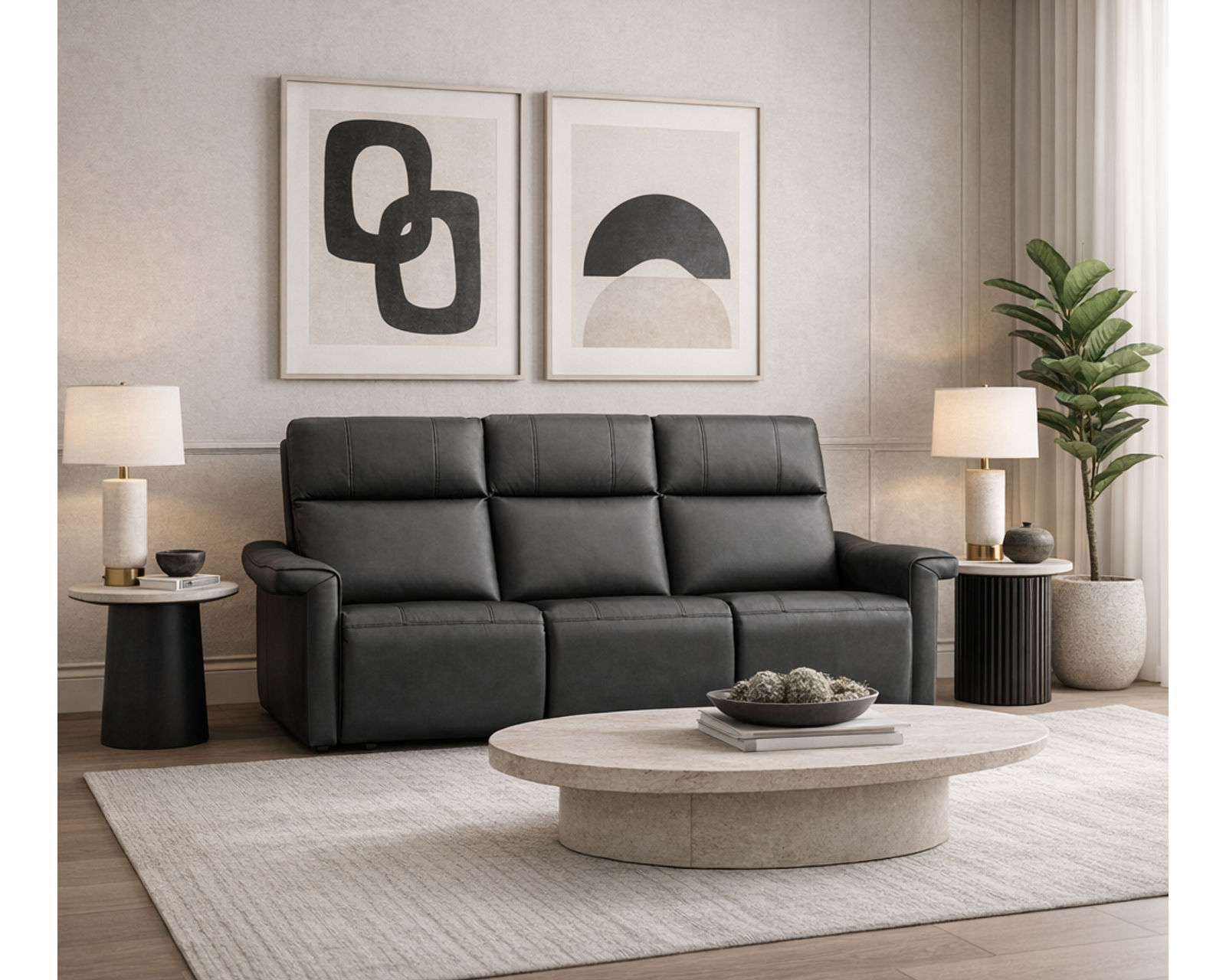 Finn Dual Power Reclining Sofa — Available in Standard & Wide Cushions, 140+ Leather Options, and 82", 85", or 114" Widths - Image 18