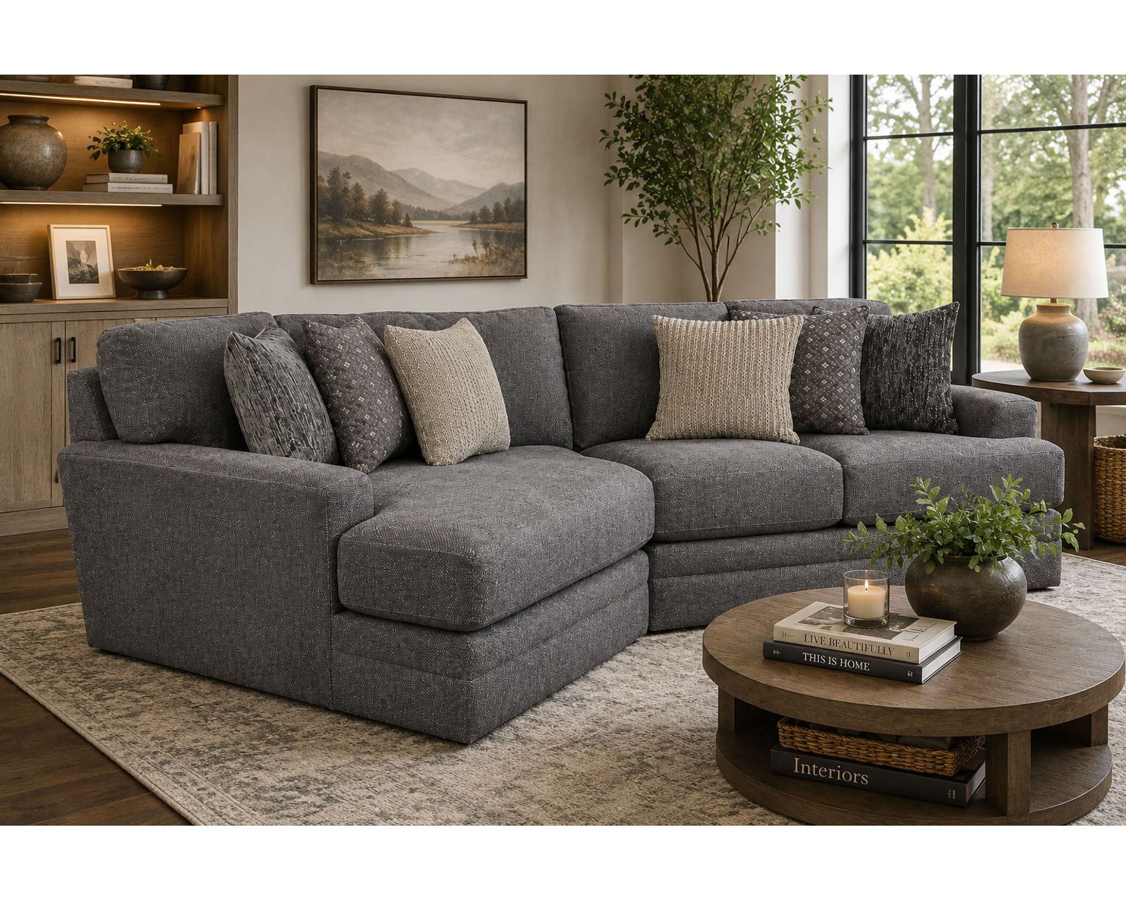 Mammoth Sectional in Smoke (15 Pieces Available) - Image 12