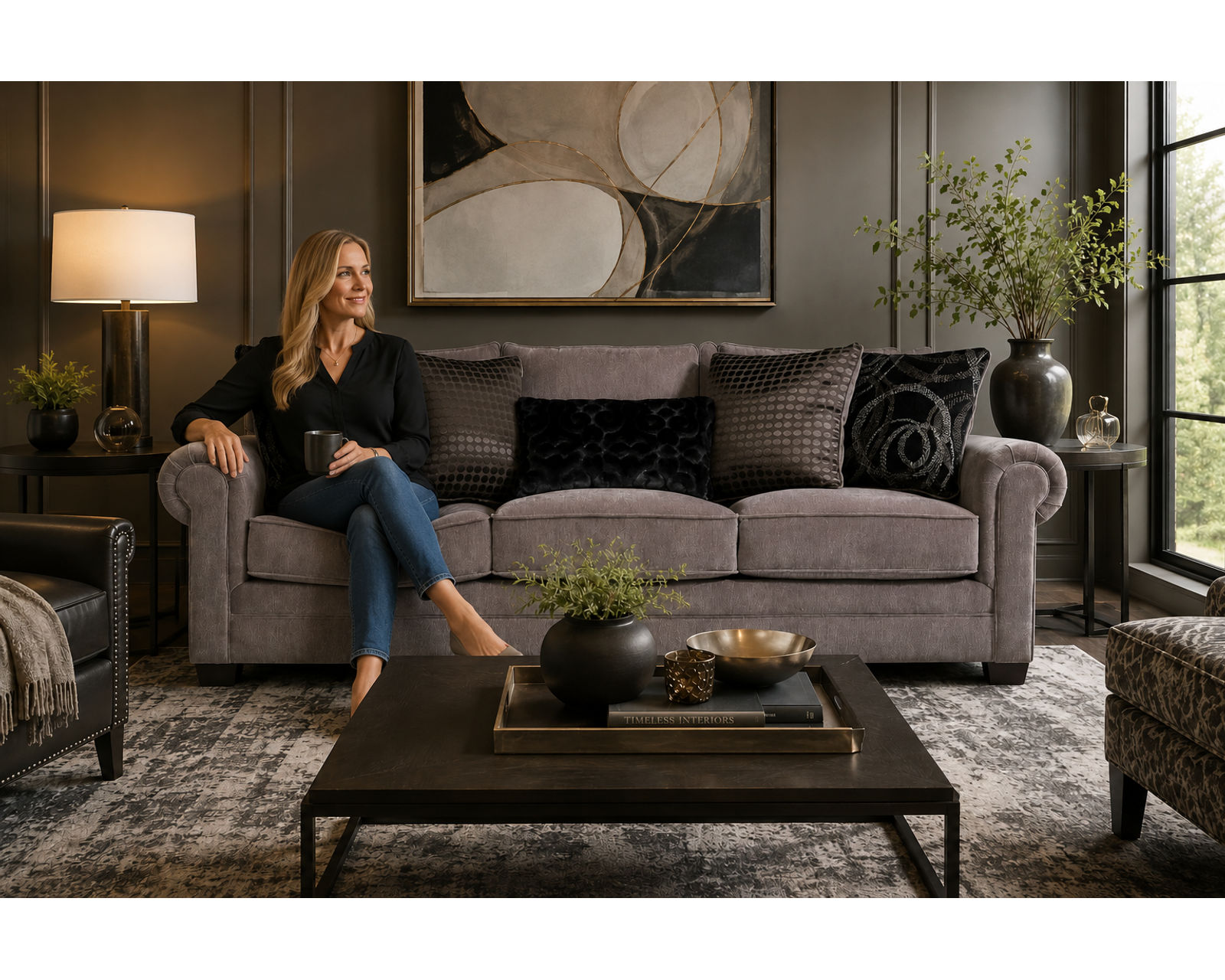 Austin 96" Oversized Sofa (includes pillows) - Image 3