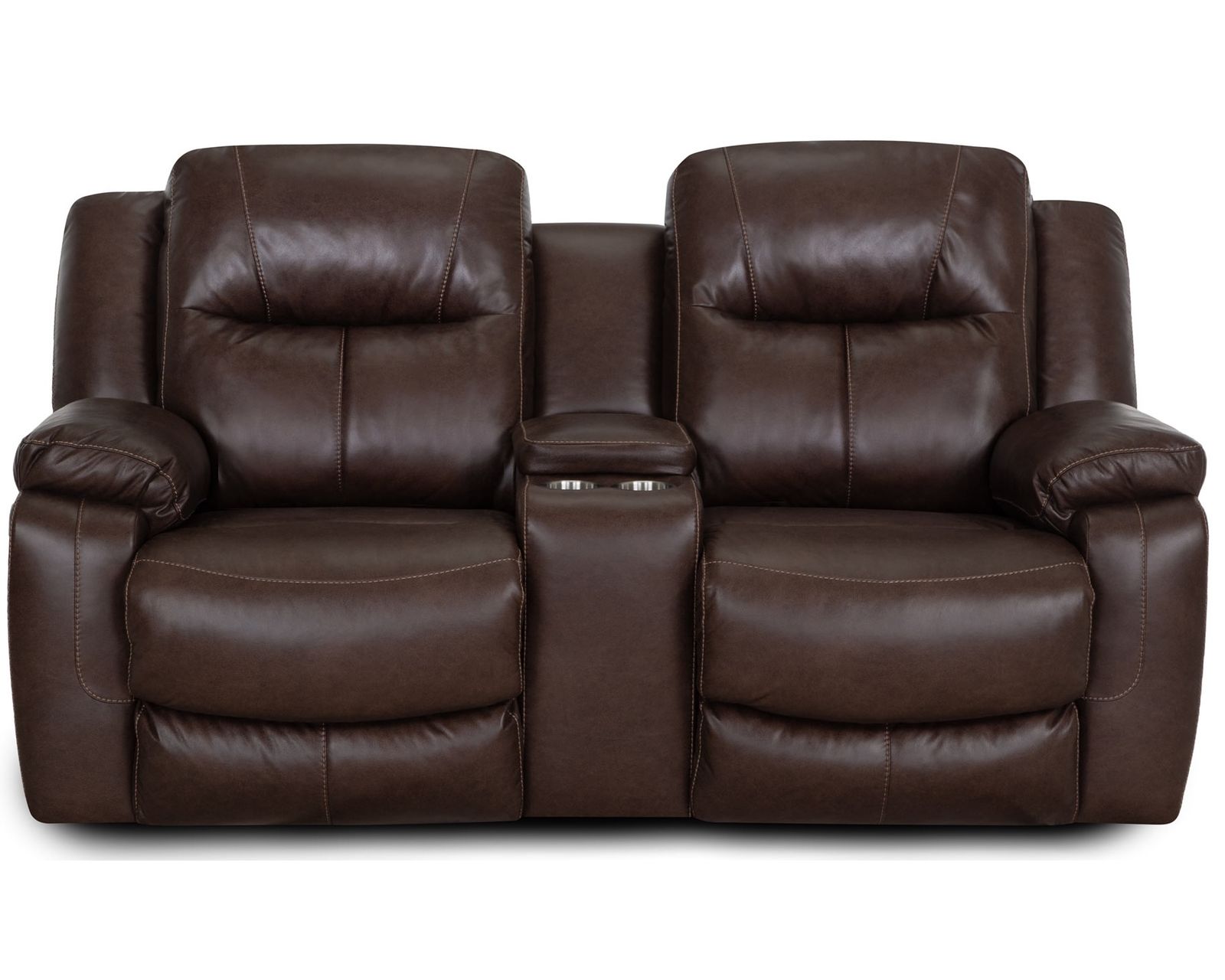 Culver 90" Reclining Sofa with Drop-Down Table & Cupholders (Leather-Look Style. Plush Comfort. Designed Around the Way You Relax) - Image 9