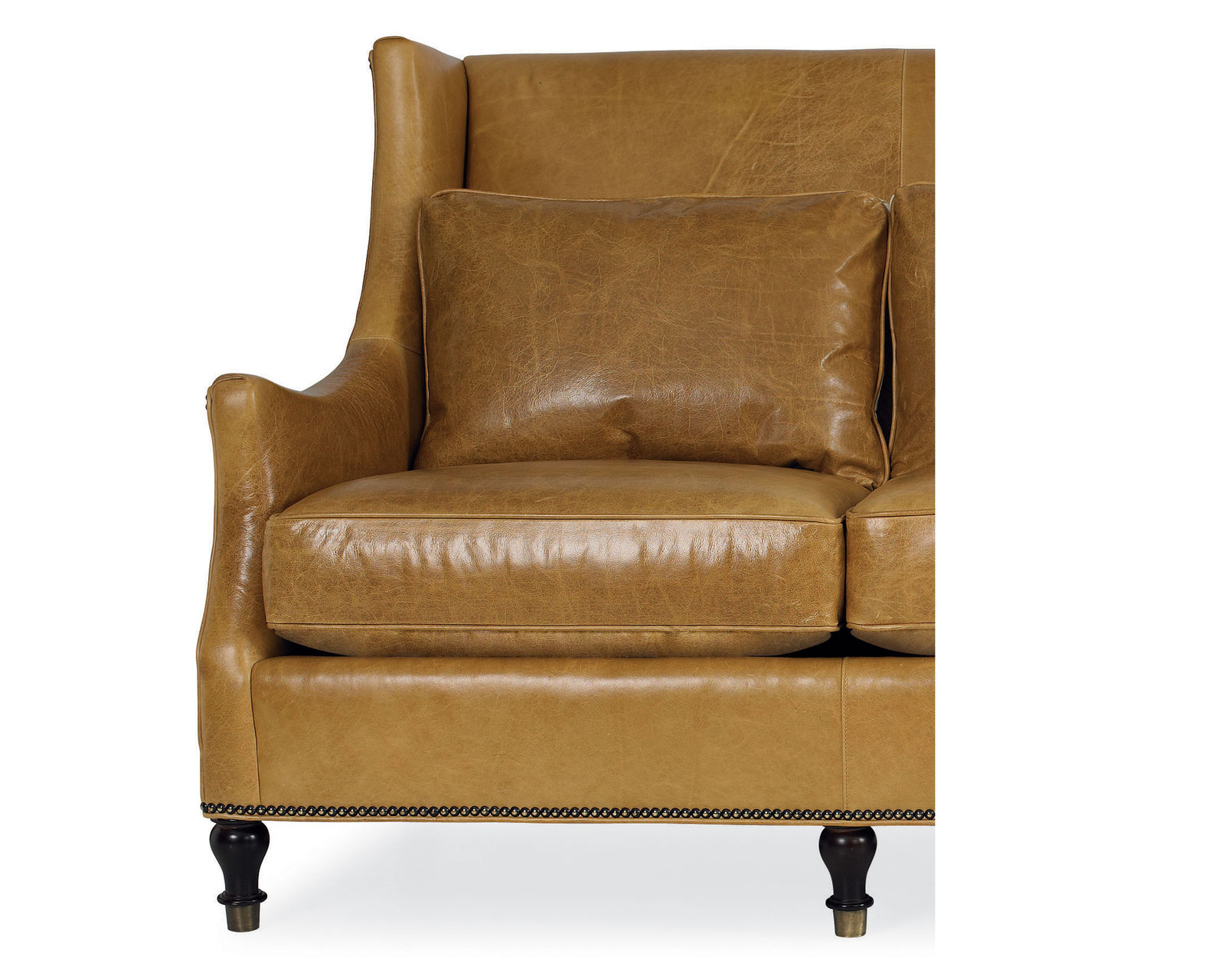 Gaston 81"Leather Sofa (Made to Order Leathers) - Image 2